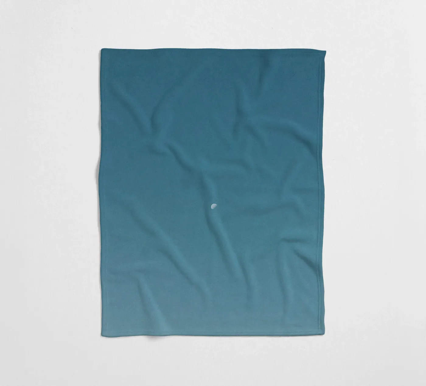 einfacher Mond Fleecedecke von Bleu