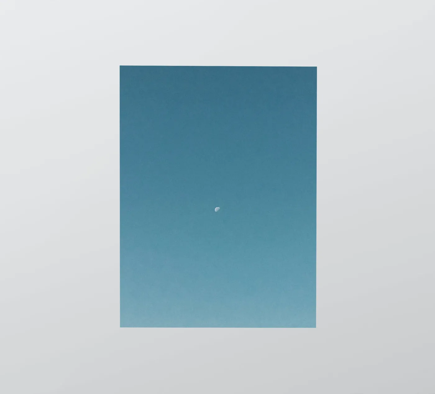 simple moon sticker by Bleu