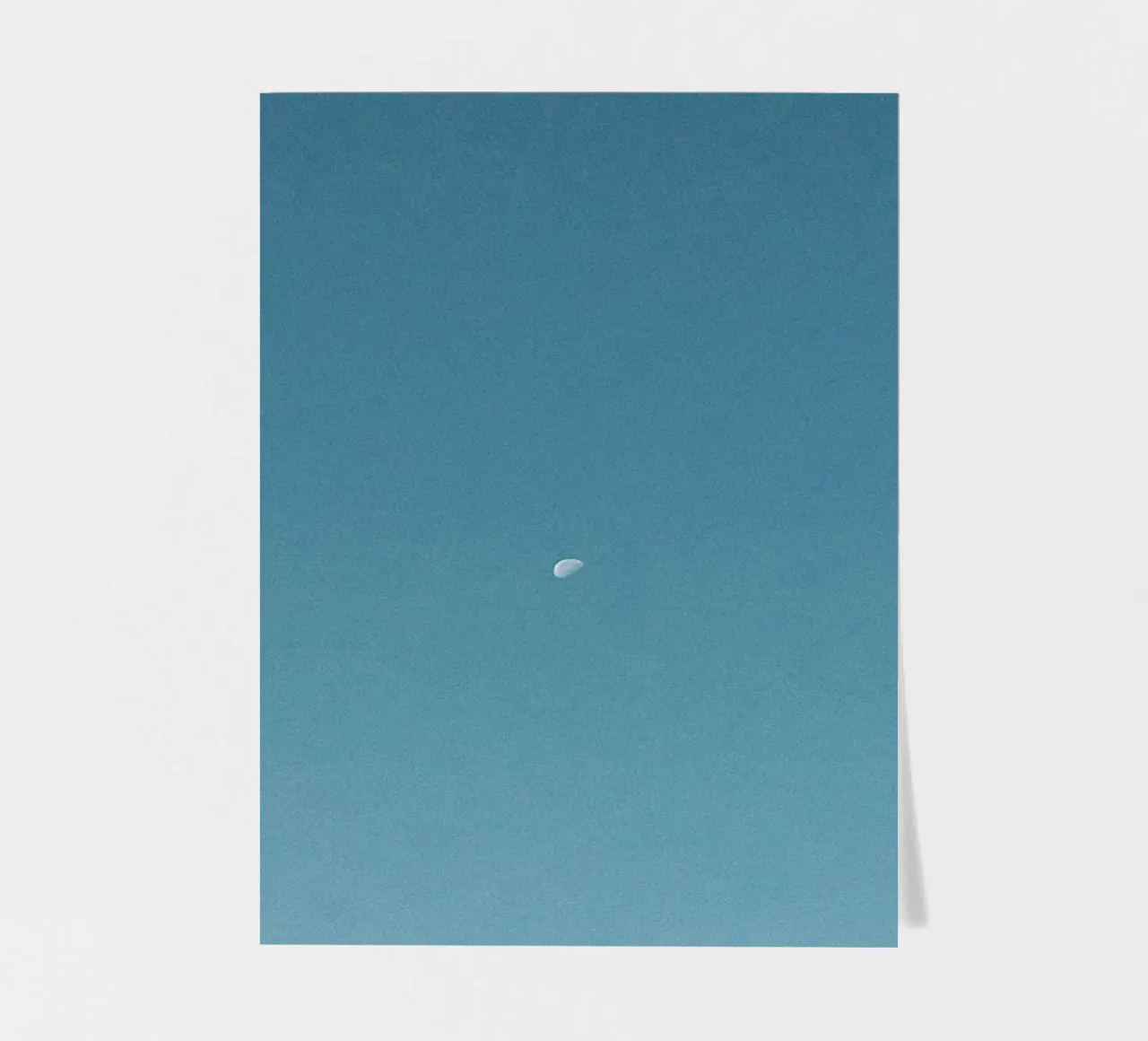 einfacher Mond Stickerbogen von Bleu