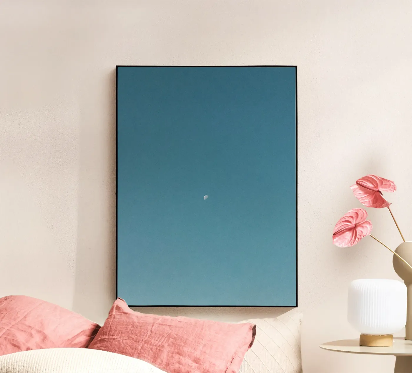 simple moon acrylic glass by Bleu