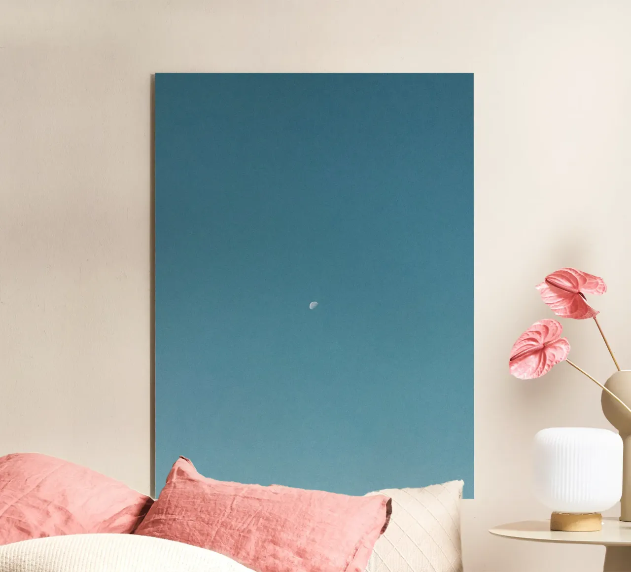 luna semplice alluminio dibond da Bleu