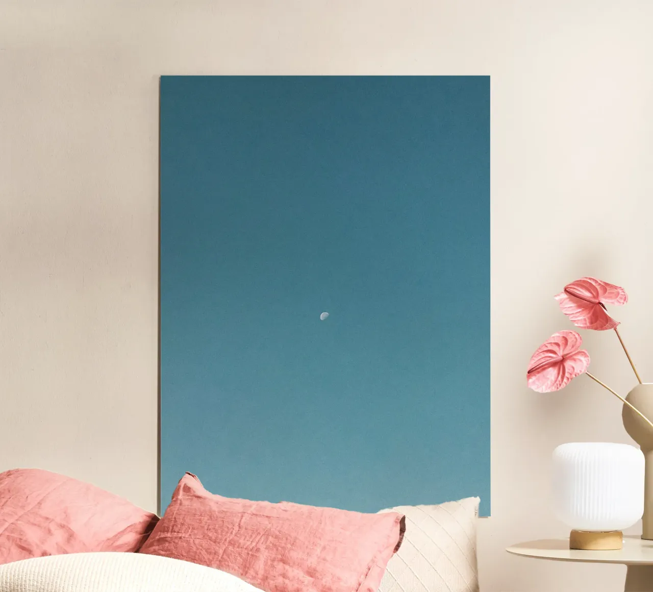 simple moon poster by Bleu