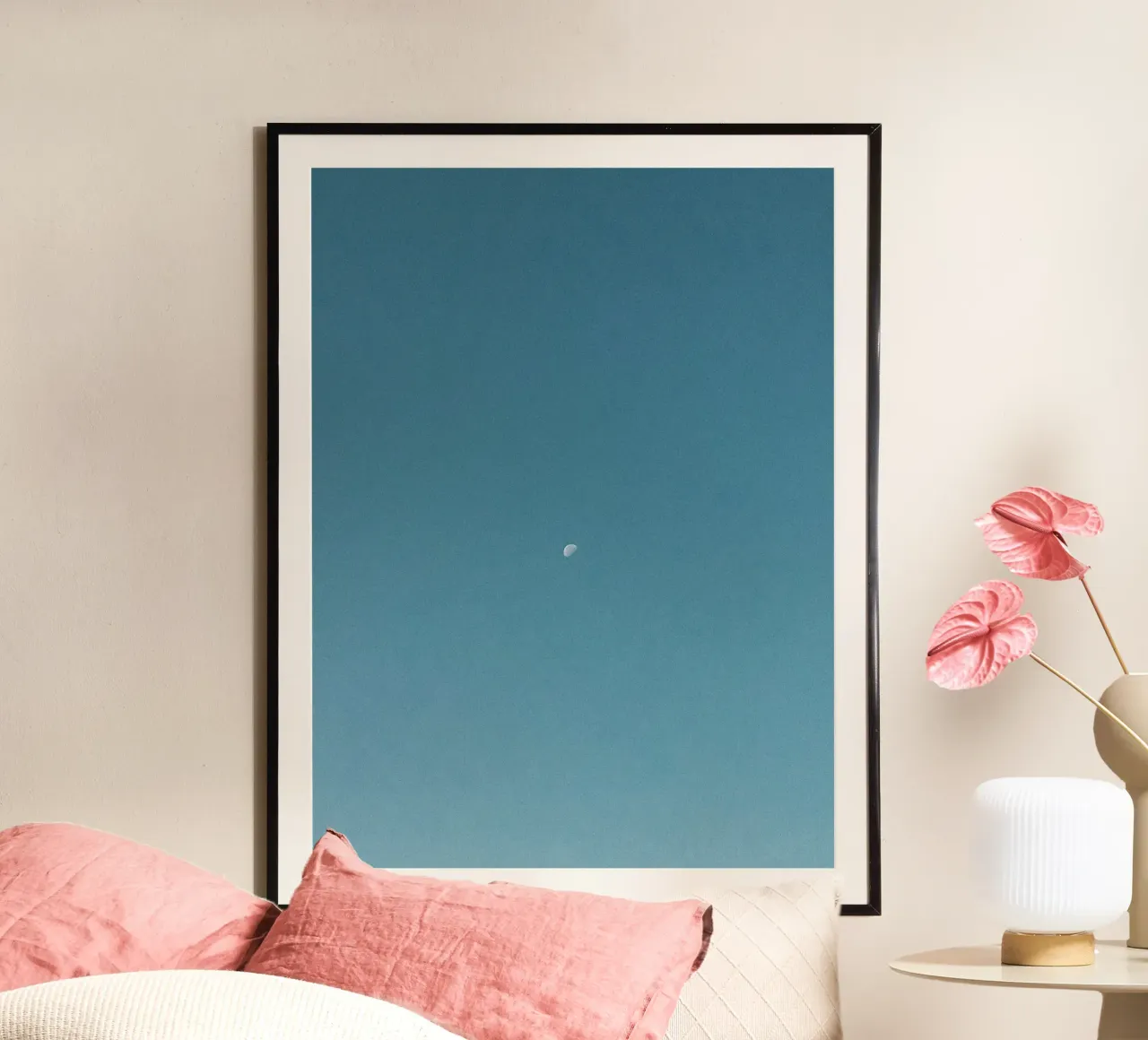 luna semplice carta hahnemühle da Bleu