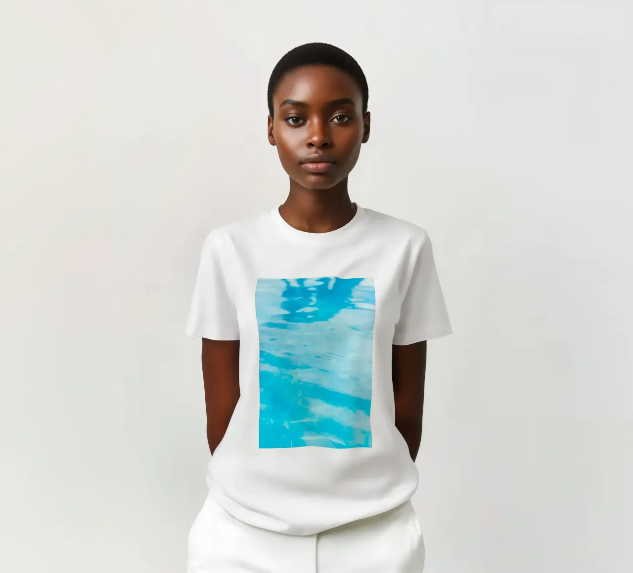surface reflection t-shirt da Bleu
