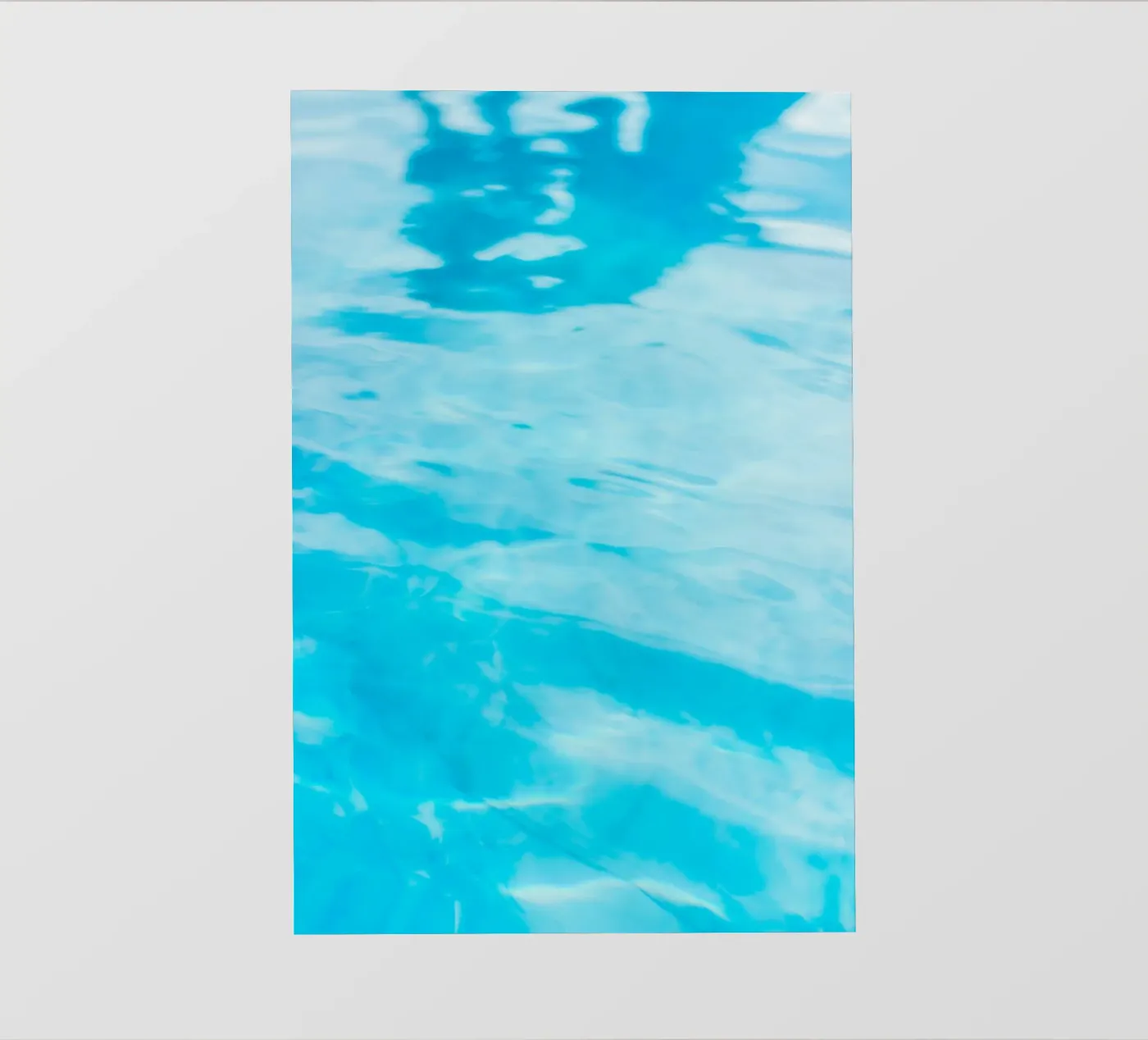 oppervlaktereflectie fotobehang van Bleu