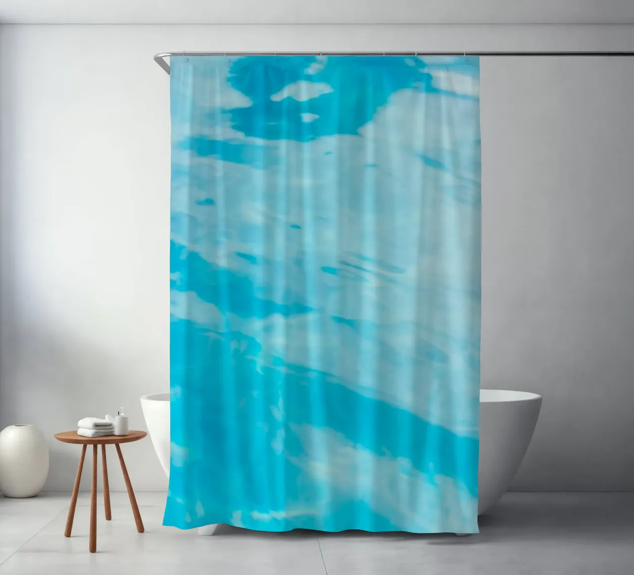 oppervlaktereflectie douchegordijn van Bleu