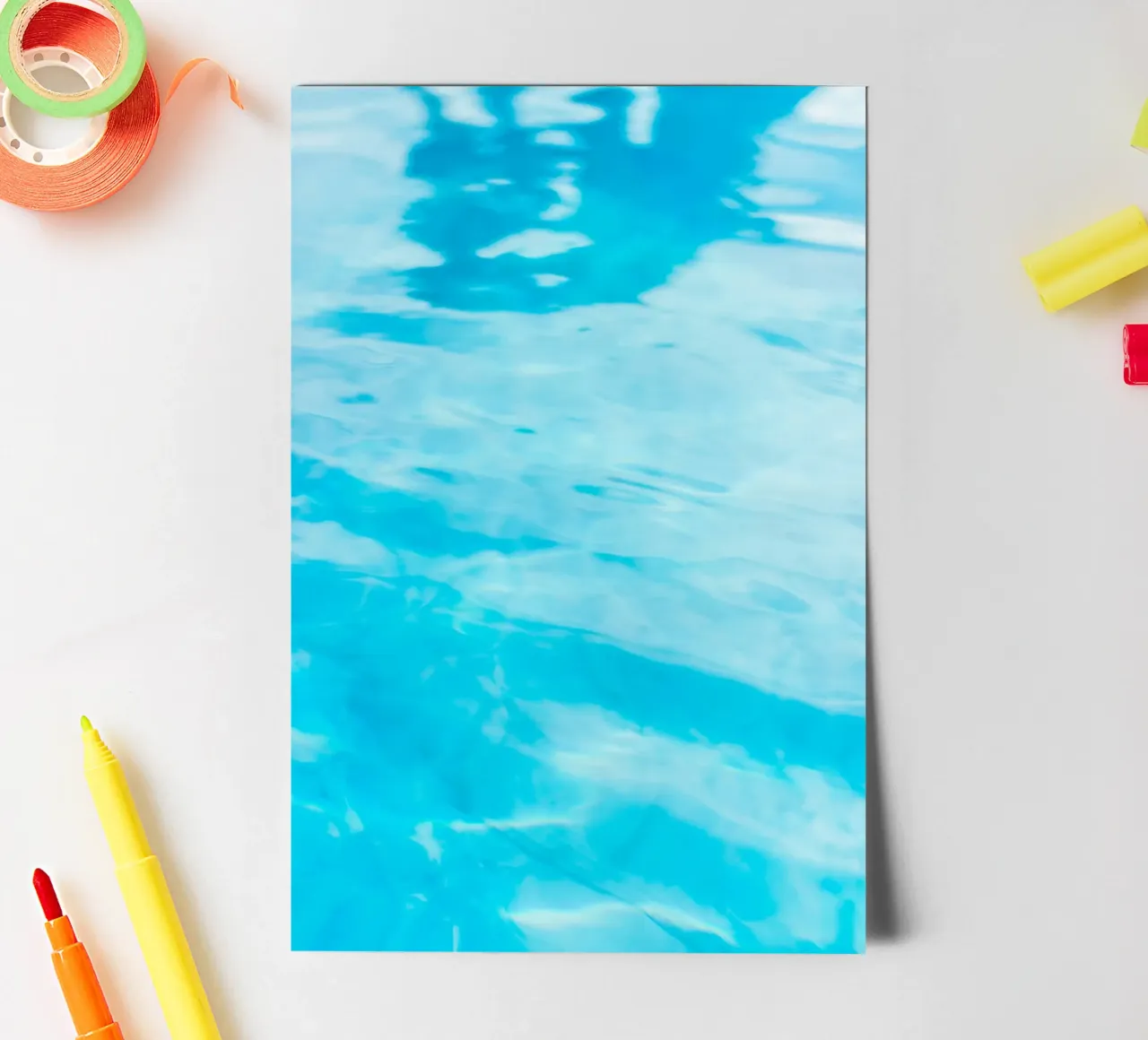 surface reflection sticker sheet by Bleu