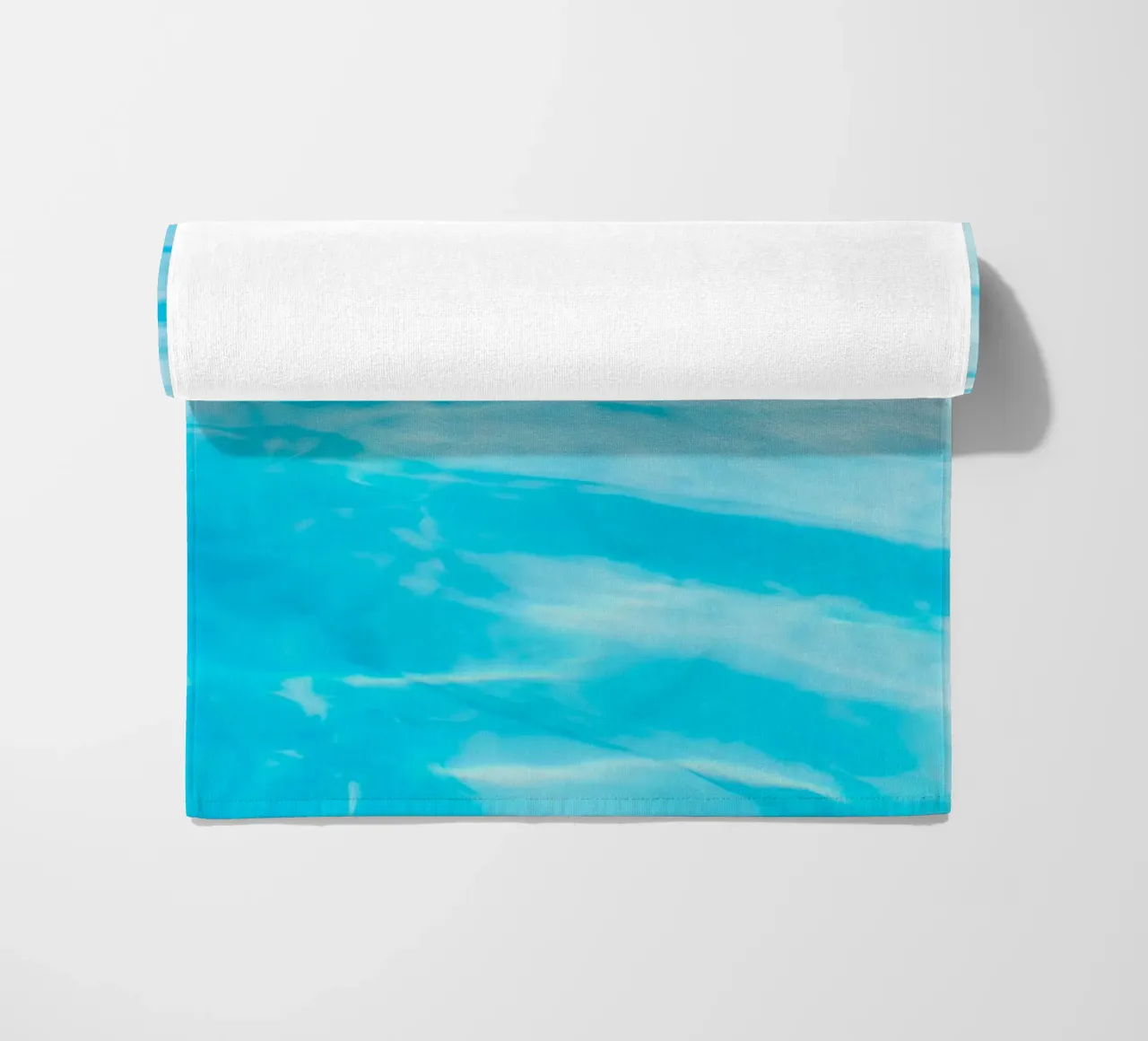surface reflection beach towel by Bleu