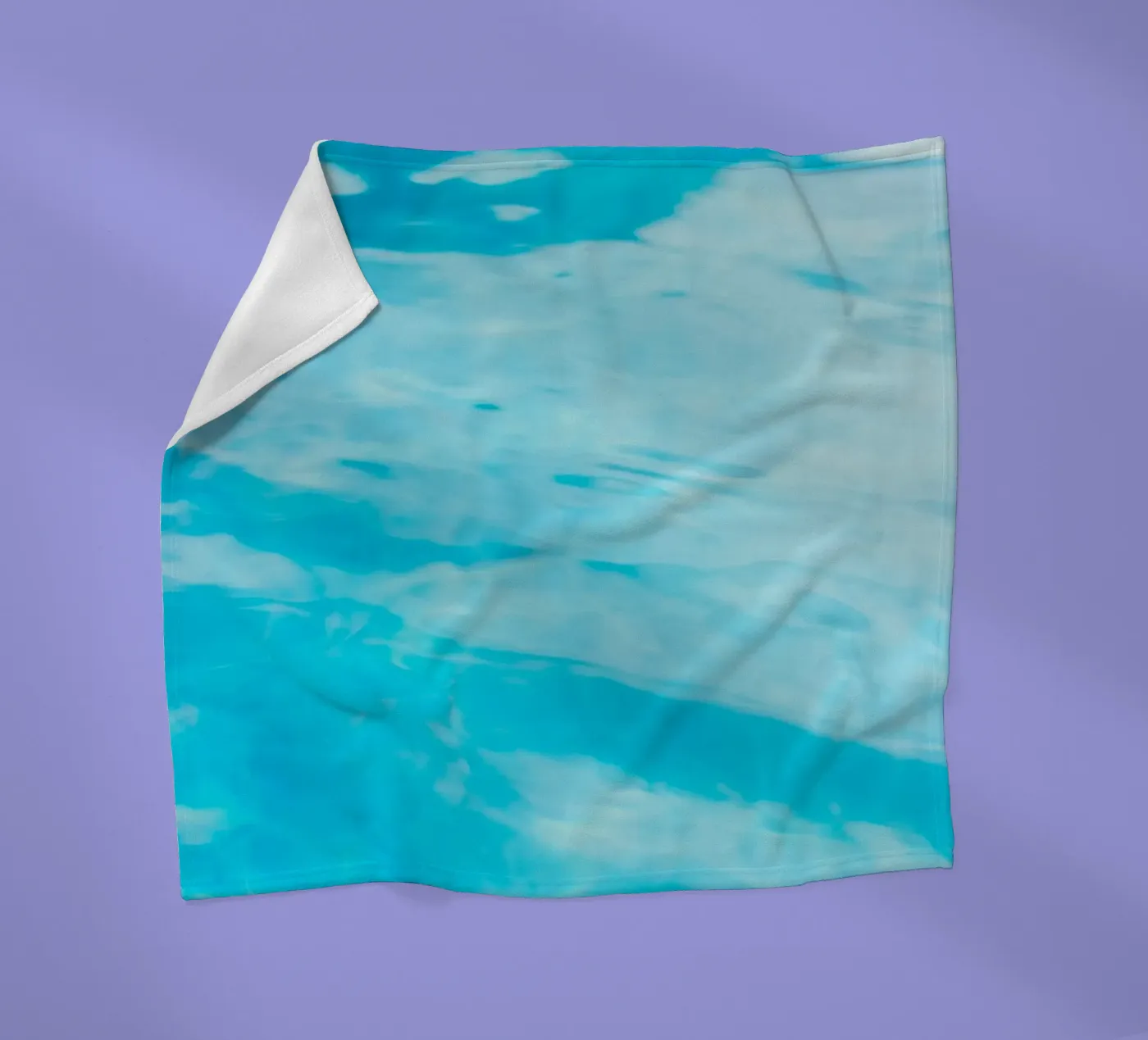 Oberflächenreflexion Fleecedecke von Bleu