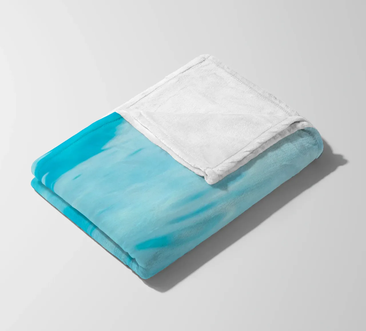surface reflection fleece blanket by Bleu