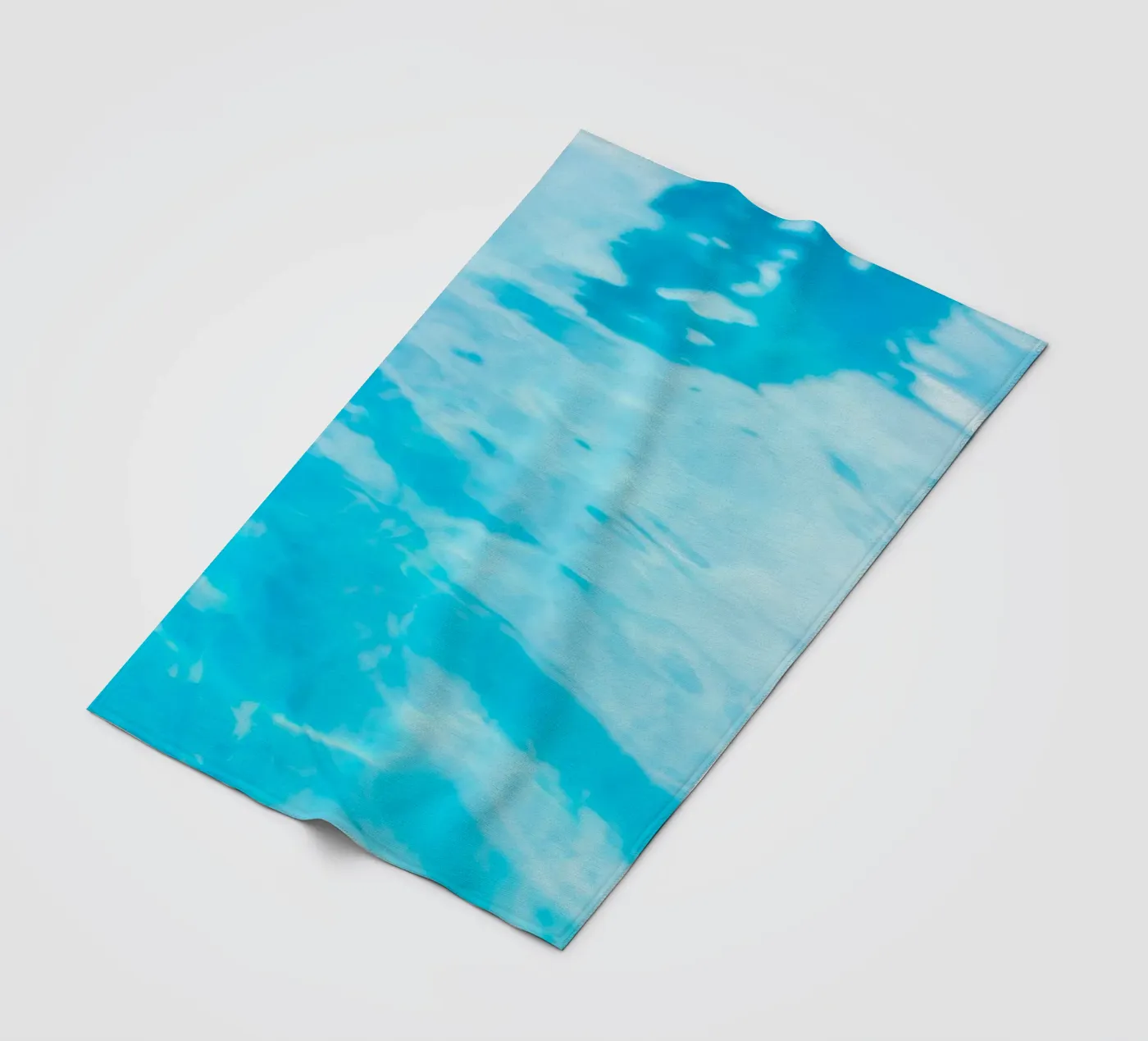 Oberflächenreflexion Fleecedecke von Bleu