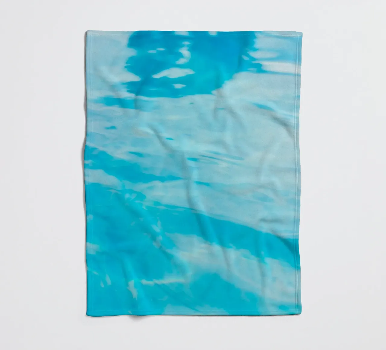 surface reflection fleece blanket by Bleu