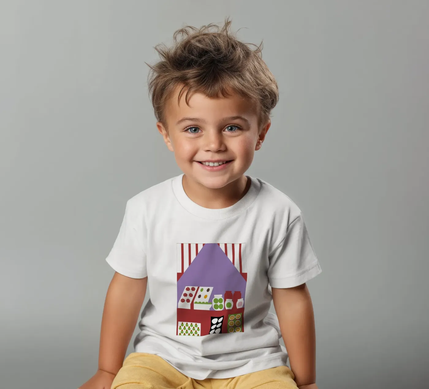 Fruit store kinder t-shirt van LOOK DIFFERENT