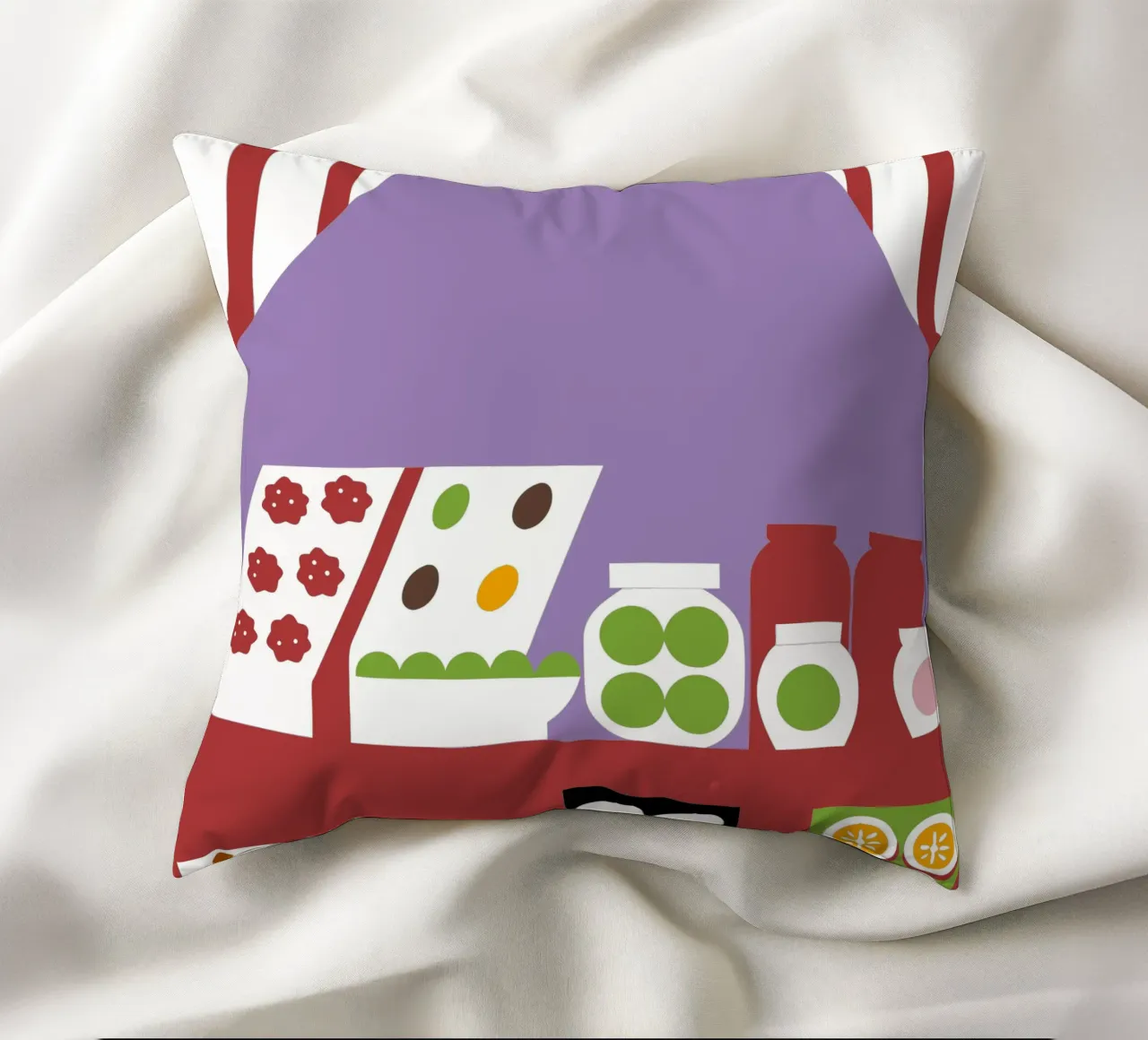Negozio di frutta cuscino da LOOK DIFFERENT