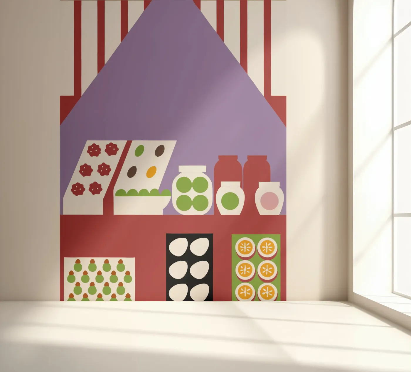 Fruit store fotobehang van LOOK DIFFERENT