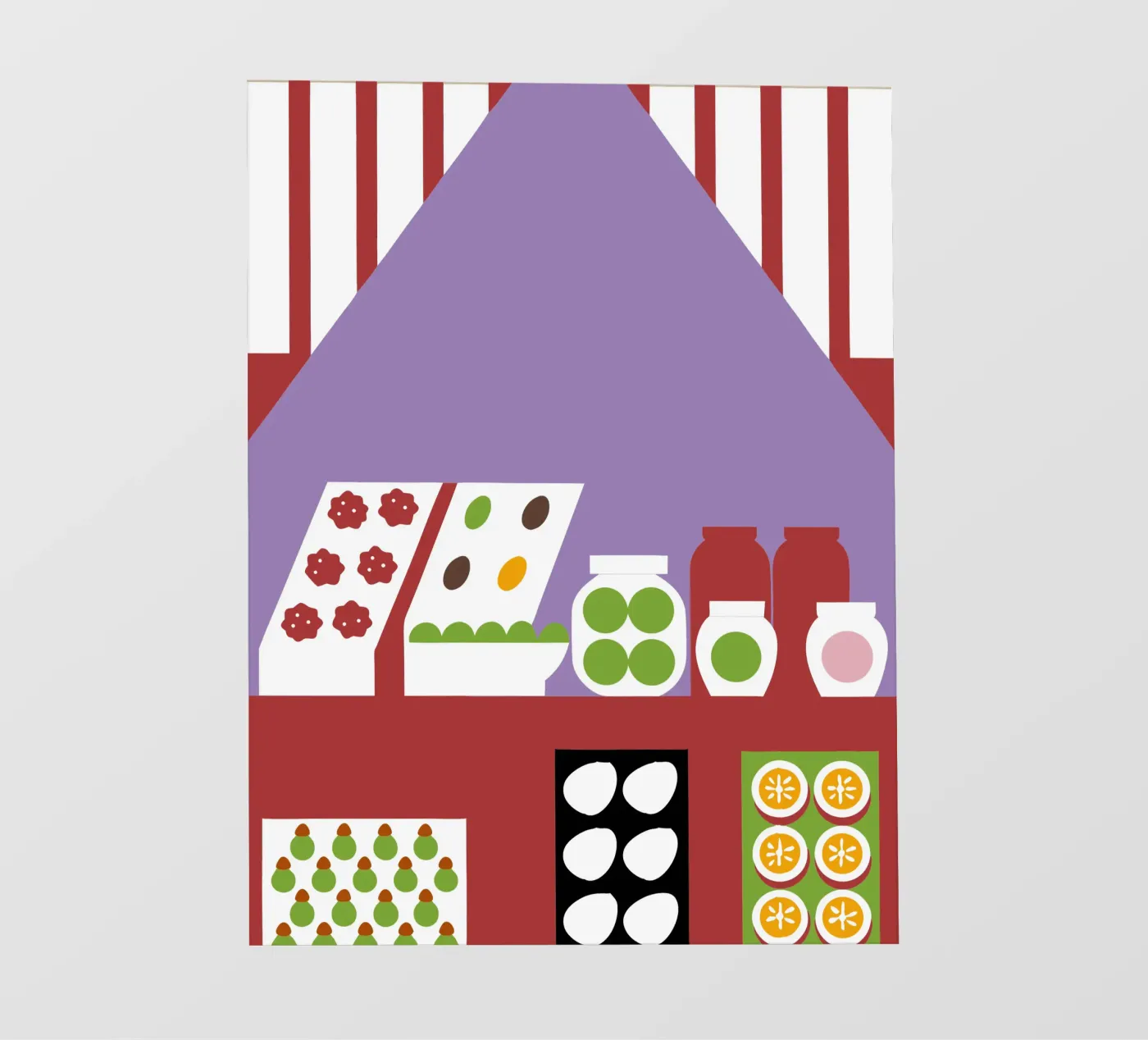 Fruit store fotobehang van LOOK DIFFERENT