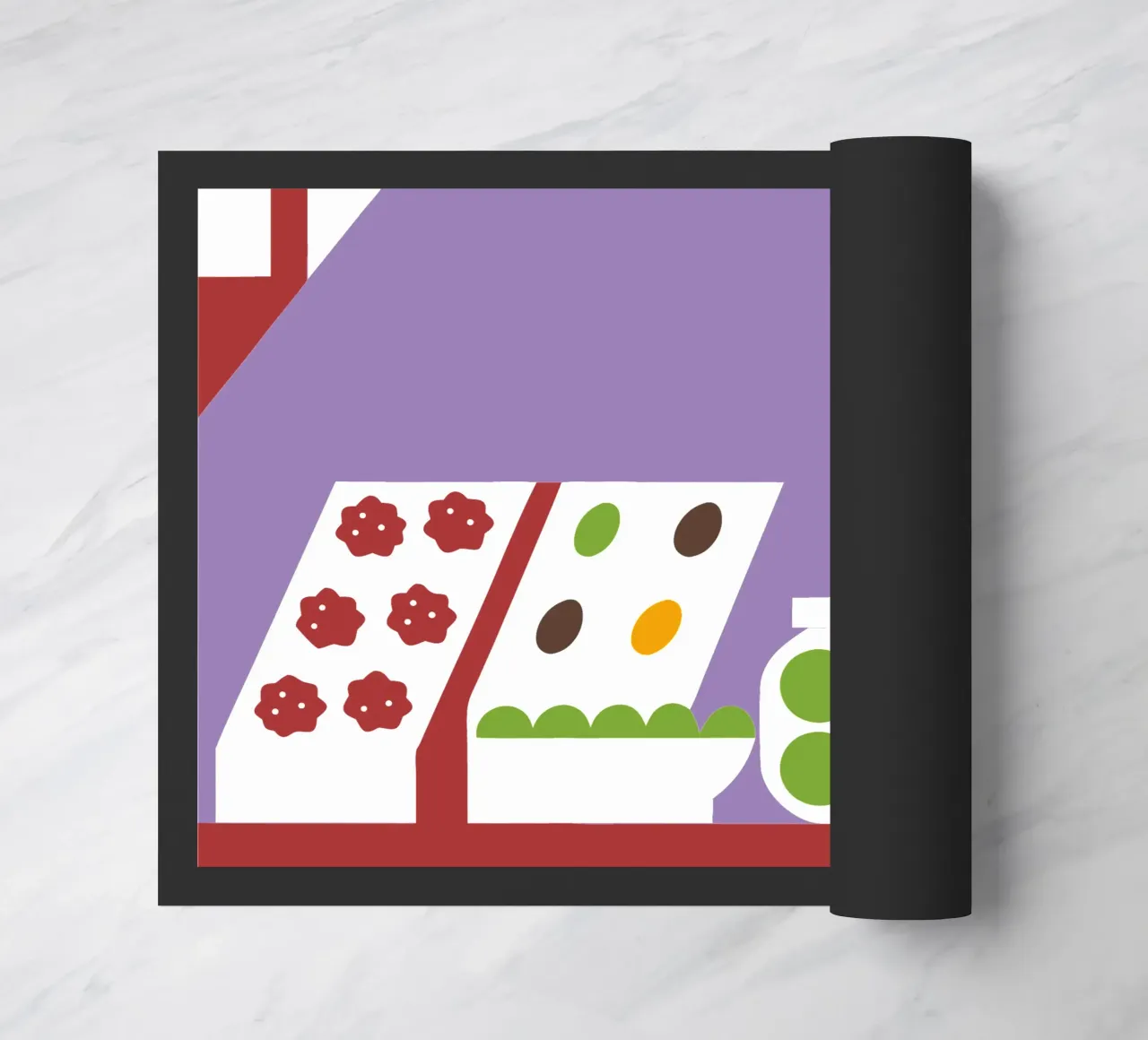 Fruit store deurmat van LOOK DIFFERENT