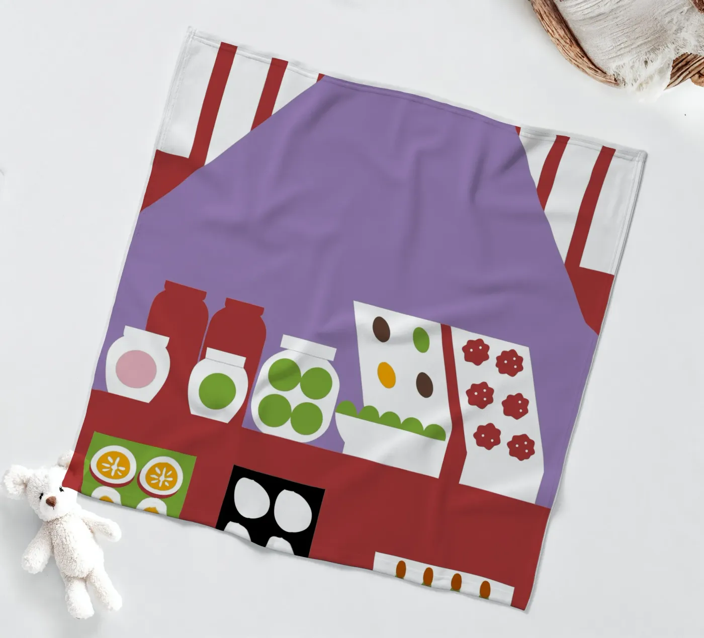 Fruit store fleecedeken van LOOK DIFFERENT