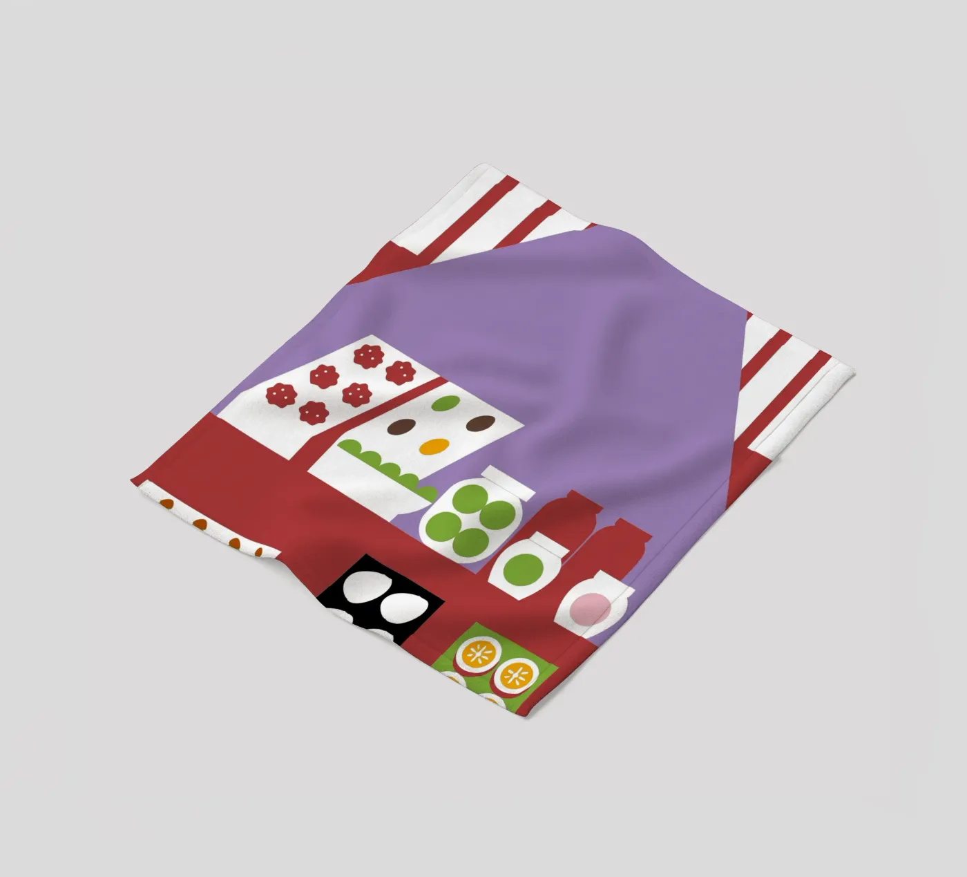 Fruit store fleecedeken van LOOK DIFFERENT