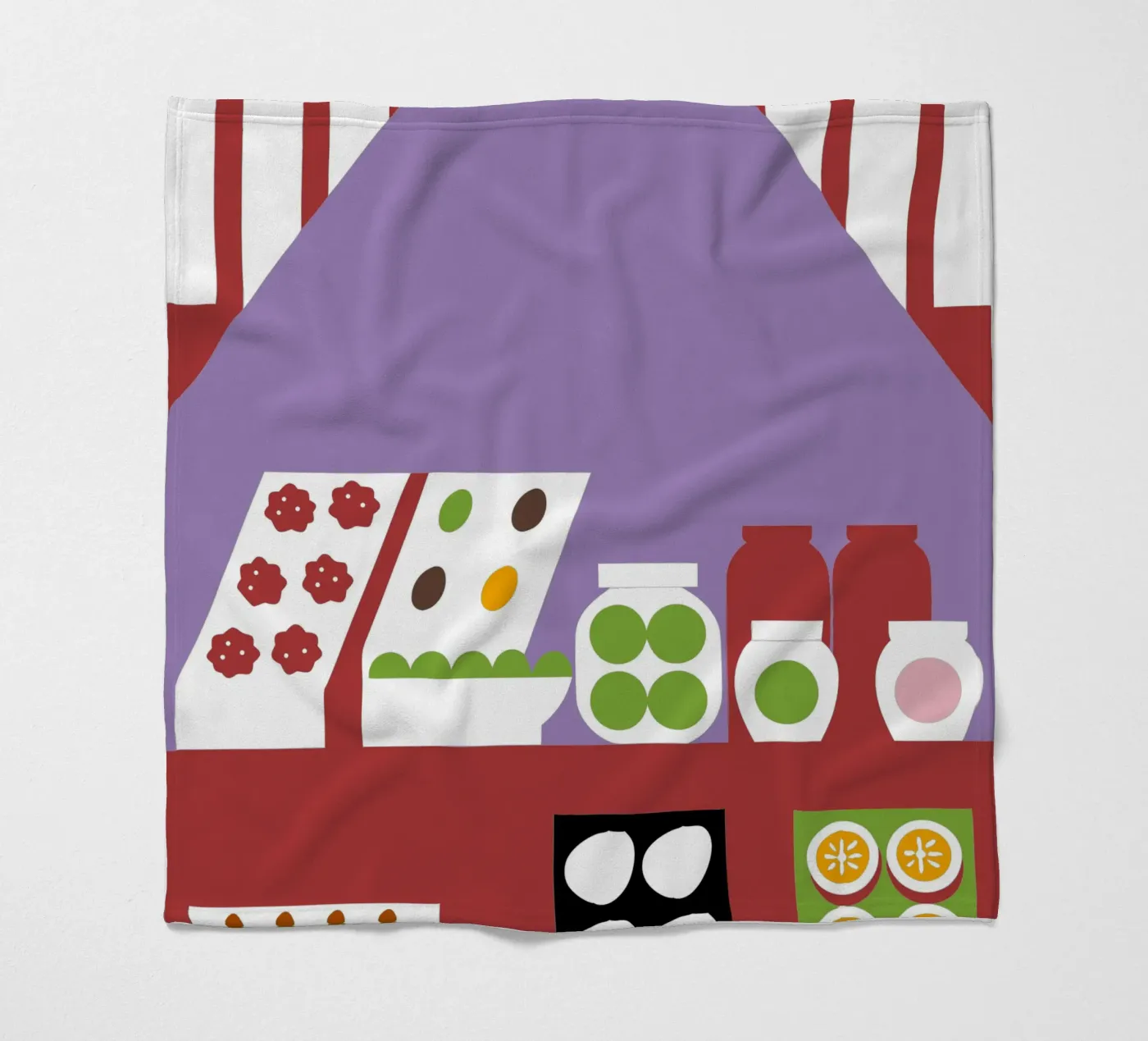 Fruit store fleecedeken van LOOK DIFFERENT
