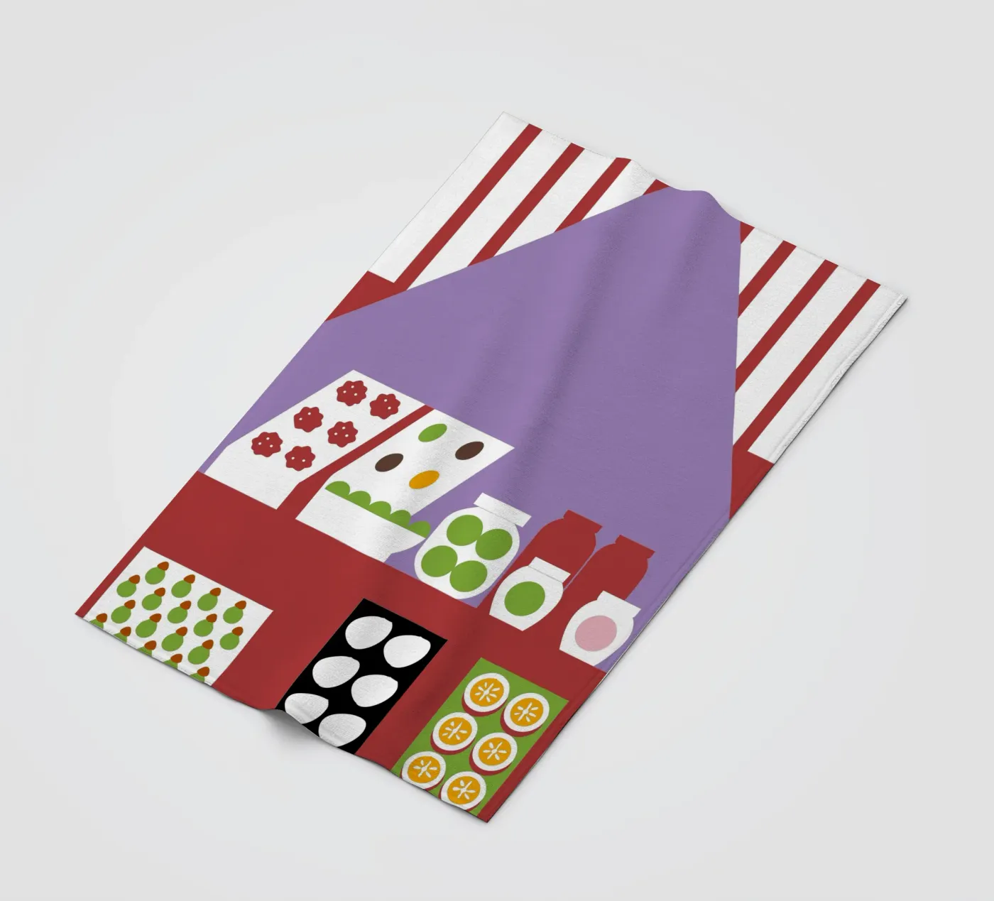 Fruit store fleecedeken van LOOK DIFFERENT