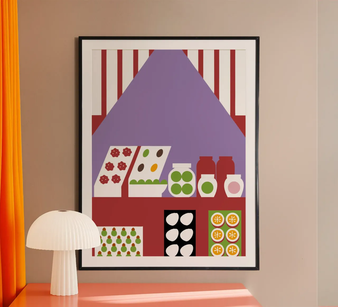 Negozio di frutta poster da LOOK DIFFERENT