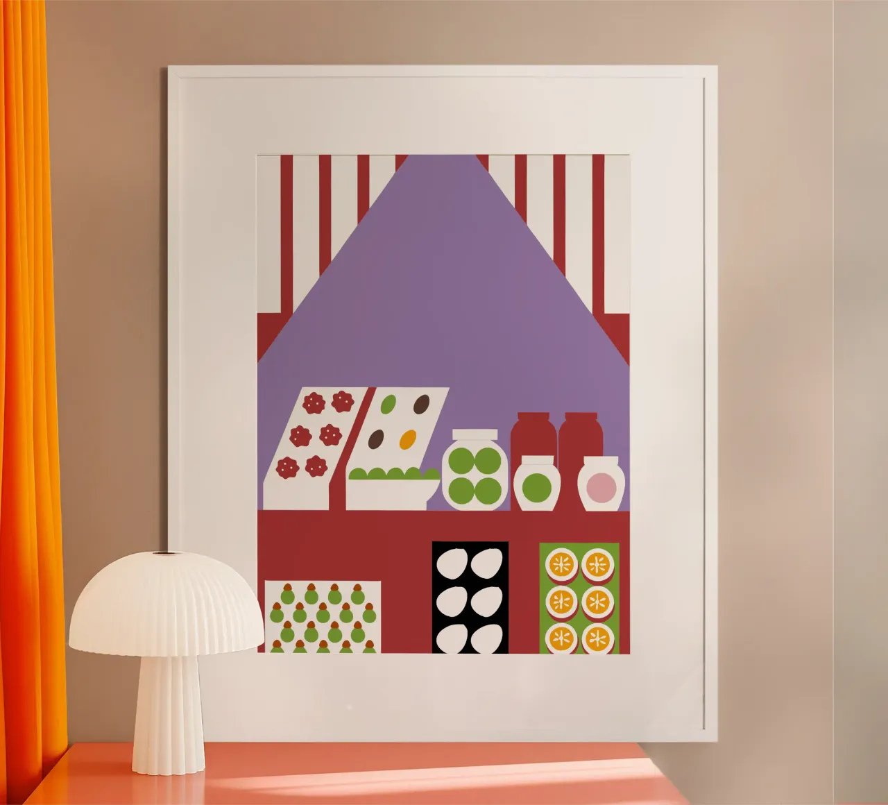 Negozio di frutta poster da LOOK DIFFERENT