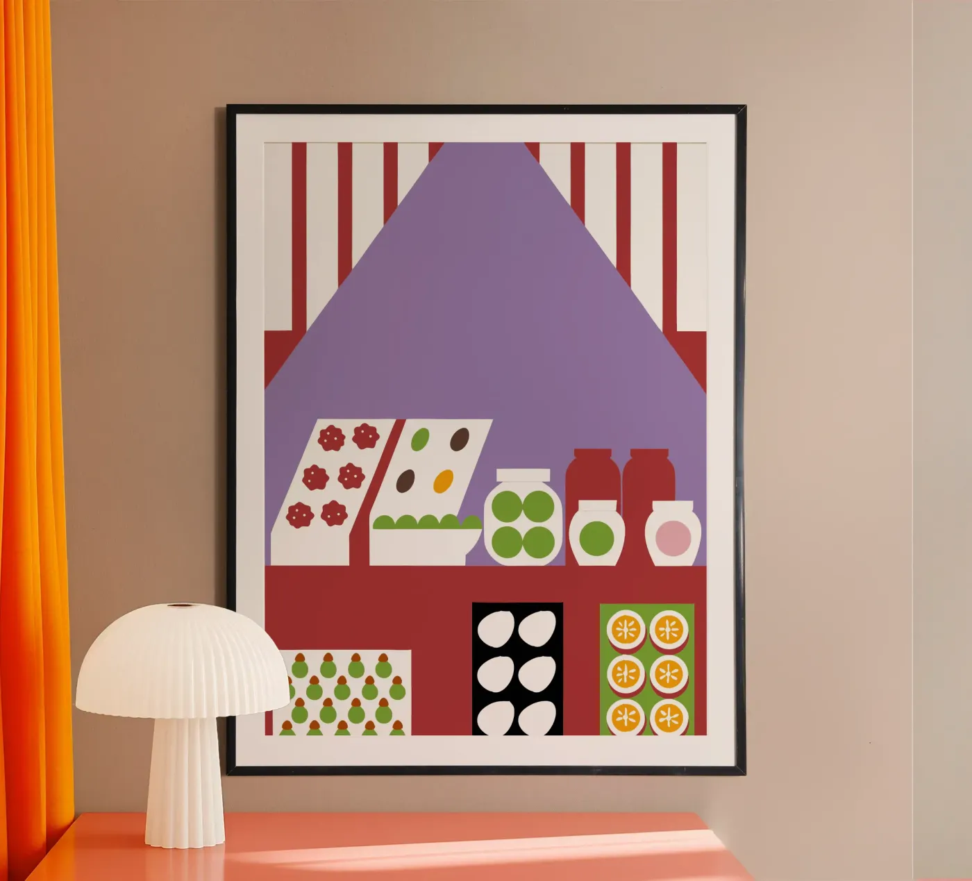 Obstladen Poster von LOOK DIFFERENT