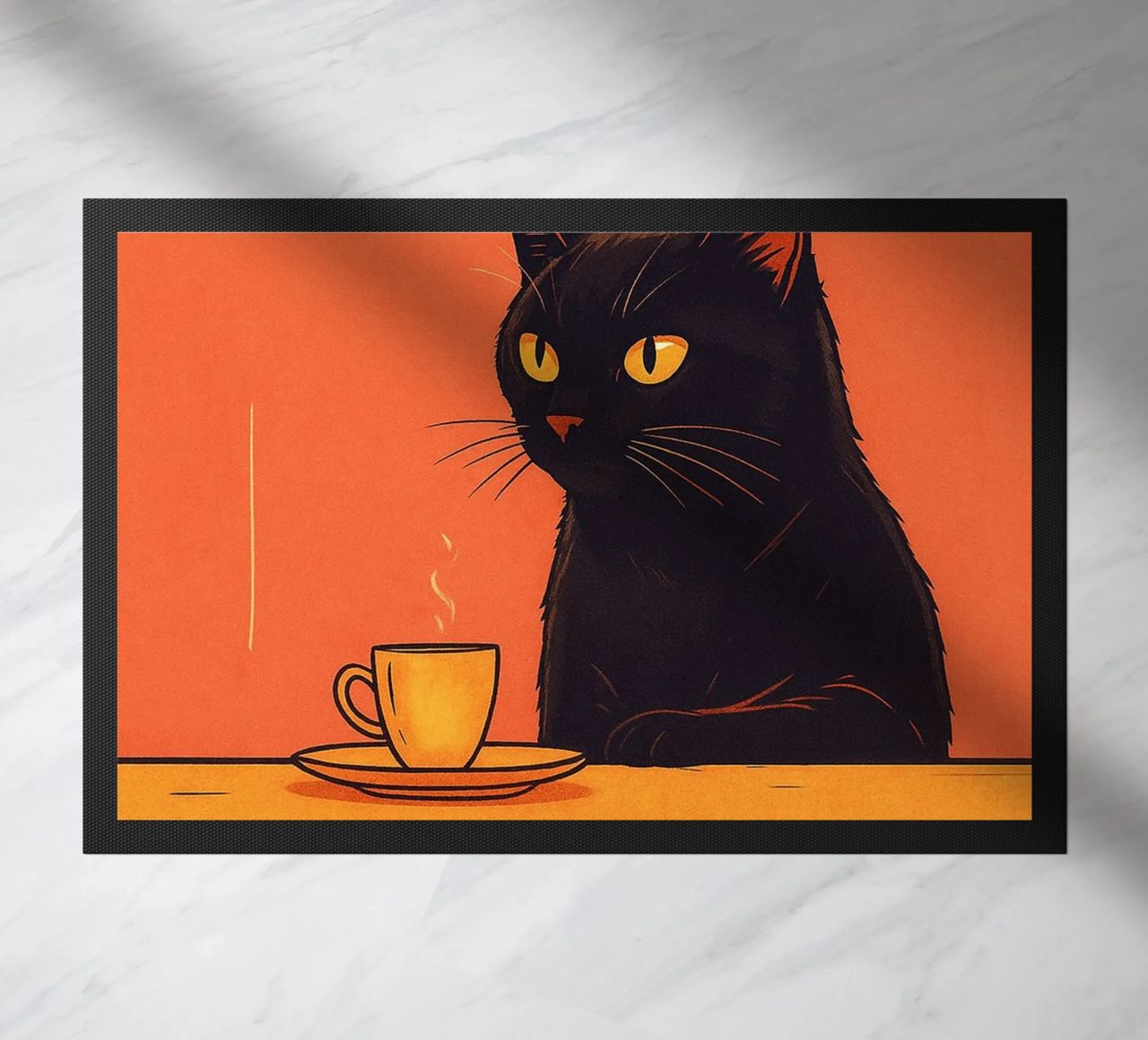 More Espresso Less Depresso Funny Cat zerbino da Nayara