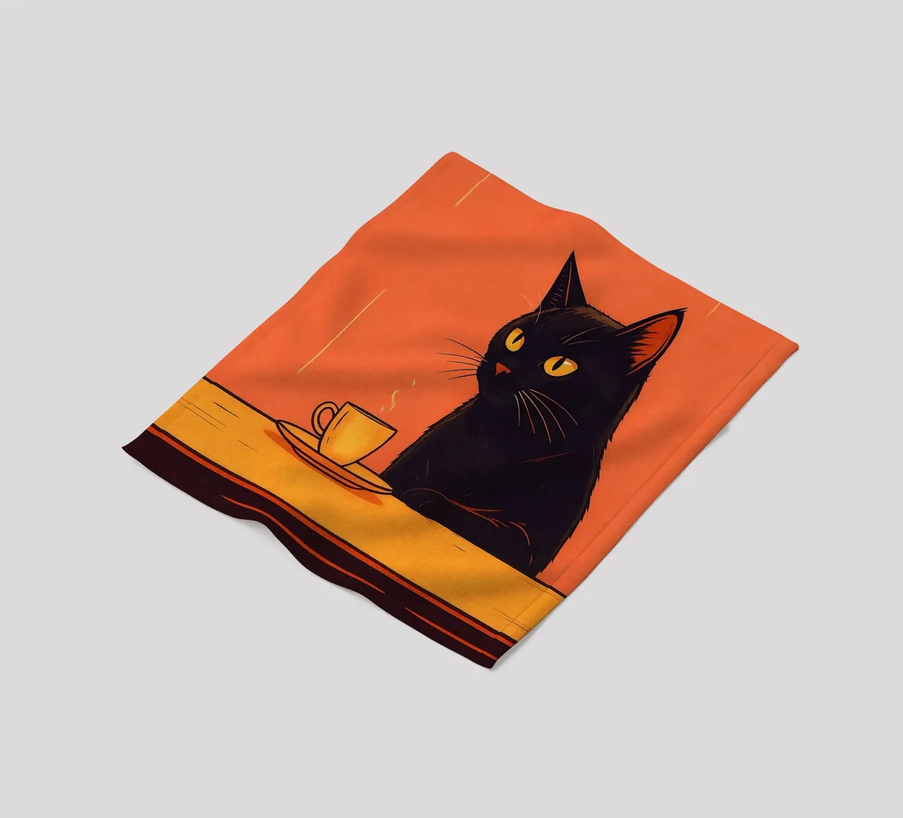 More Espresso Less Depresso Funny Cat coperta in pile da Nayara