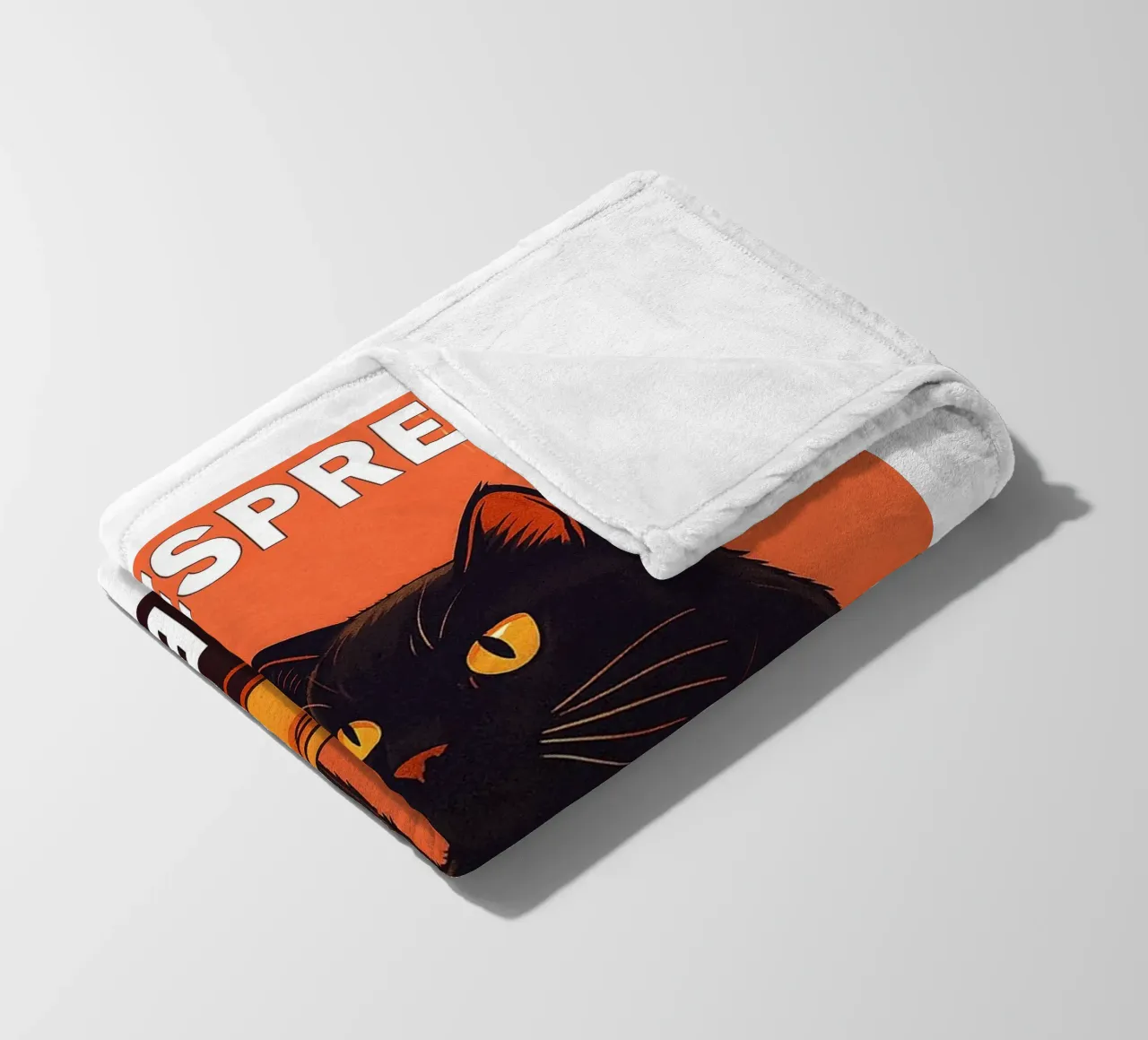 More Espresso Less Depresso Funny Cat coperta in pile da Nayara