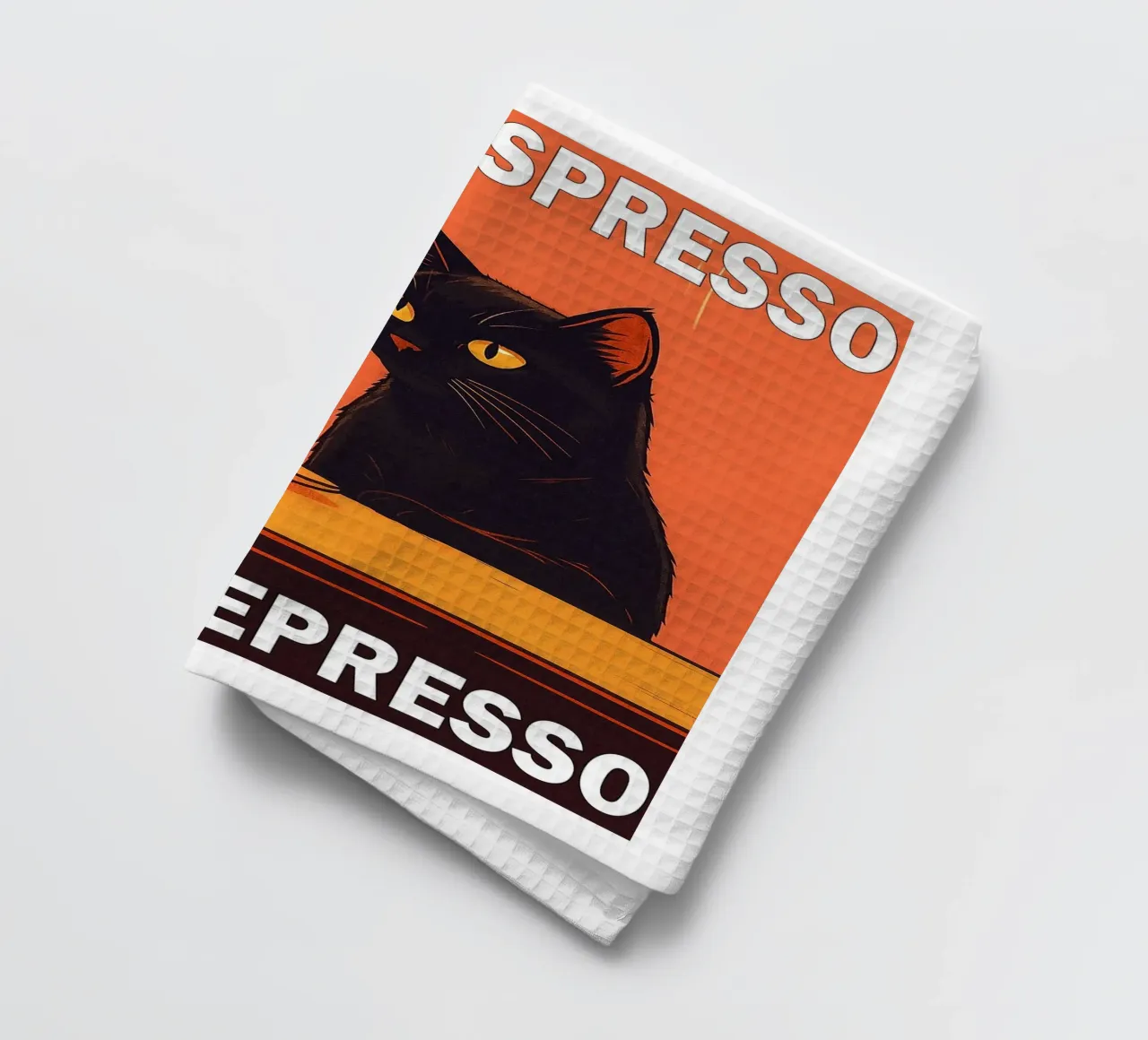More Espresso Less Depresso Funny Cat canovaccio da cucina da Nayara