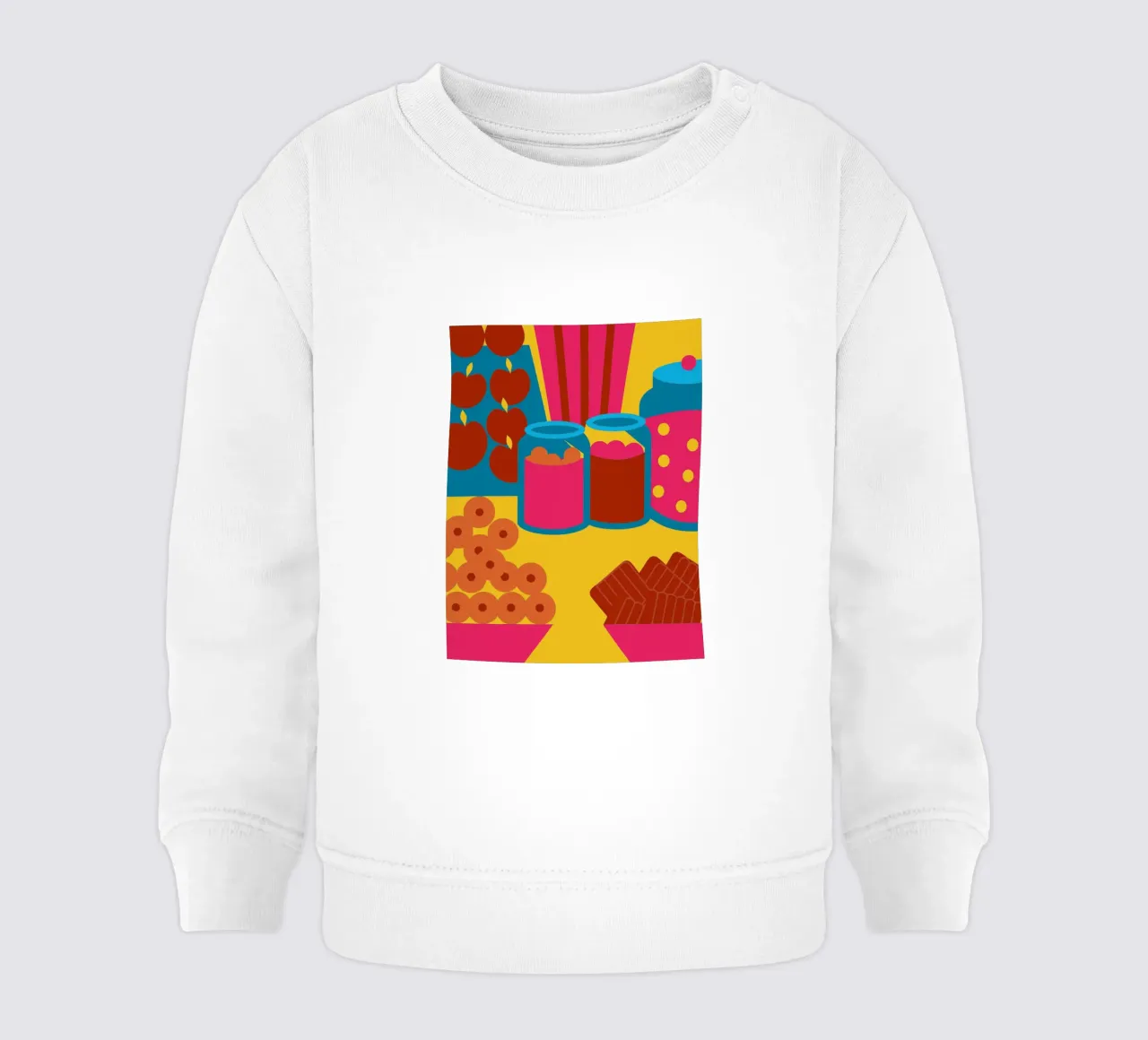 Alimenti secchi per dolci felpa neonato da LOOK DIFFERENT