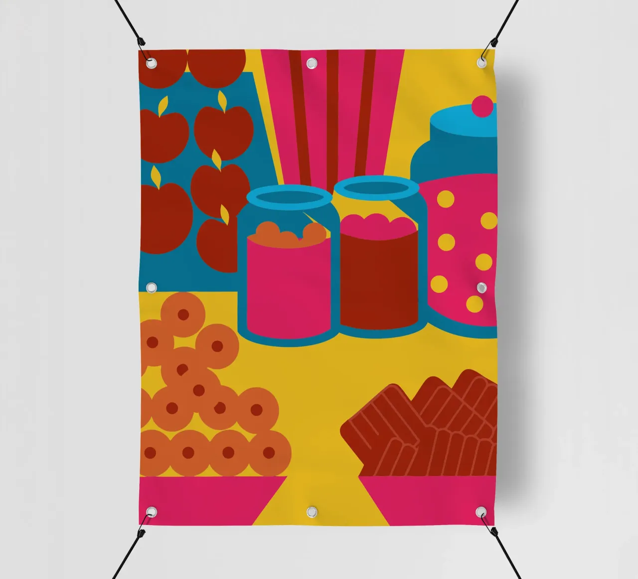 Alimenti secchi per dolci telo in pvc da LOOK DIFFERENT