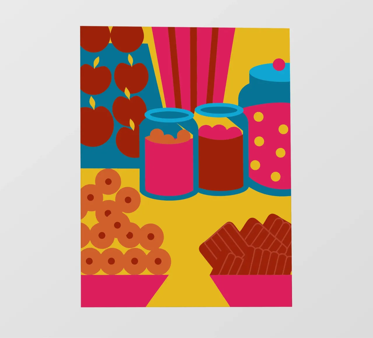 Alimenti secchi per dolci telo in pvc da LOOK DIFFERENT