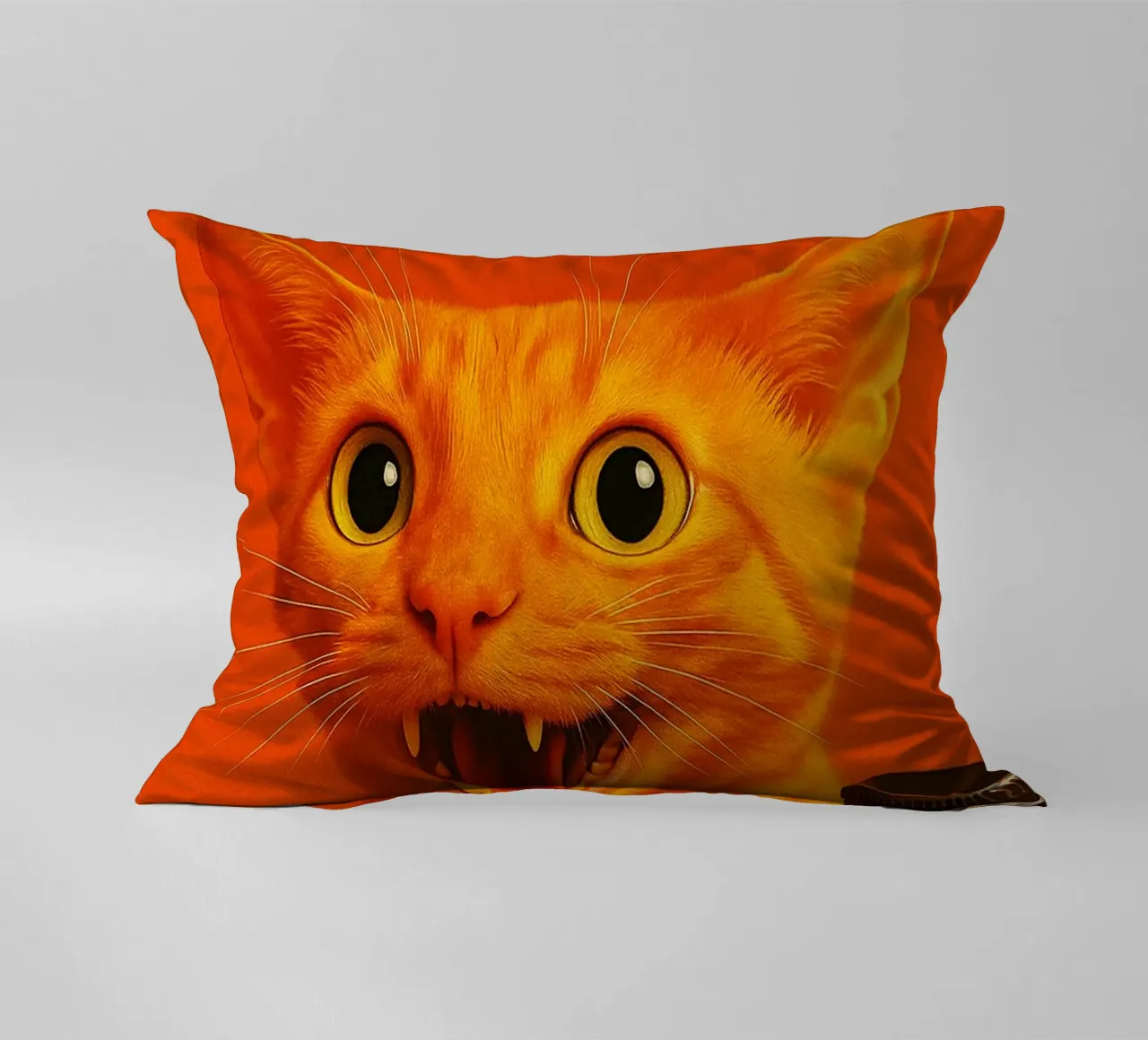 My Cat Has a Problem Funny Humorous decorative cushion by Nayara