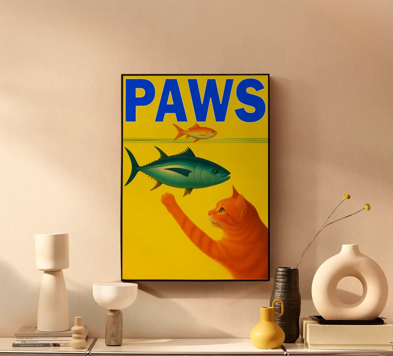 paws funny cat forex plate by Nayara