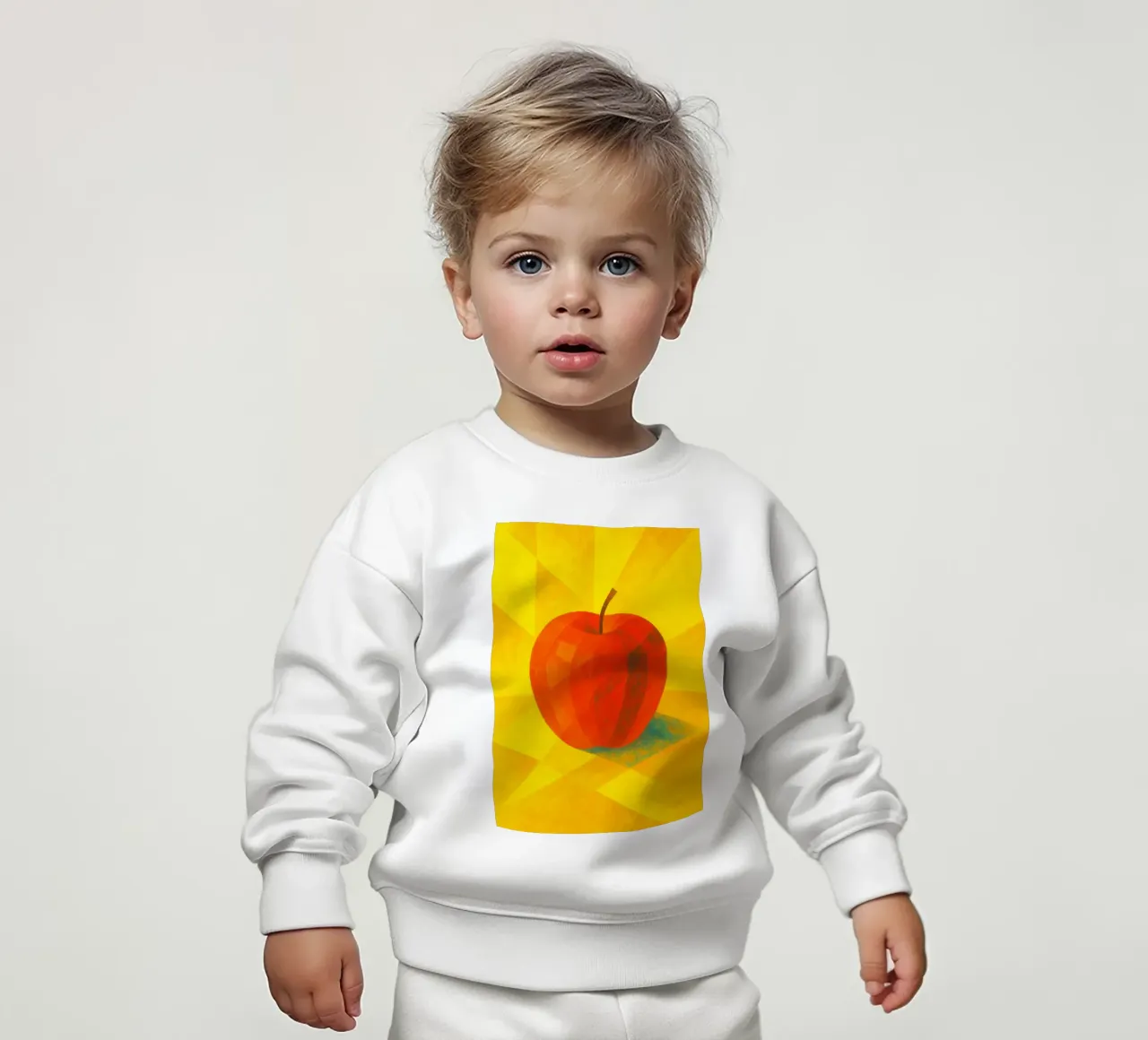 manzana imaginación abstracta a todo color sudadera de bebé de ameera