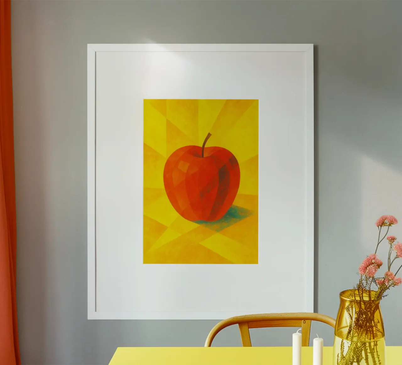 manzana imaginación abstracta a todo color hahnemühle de ameera
