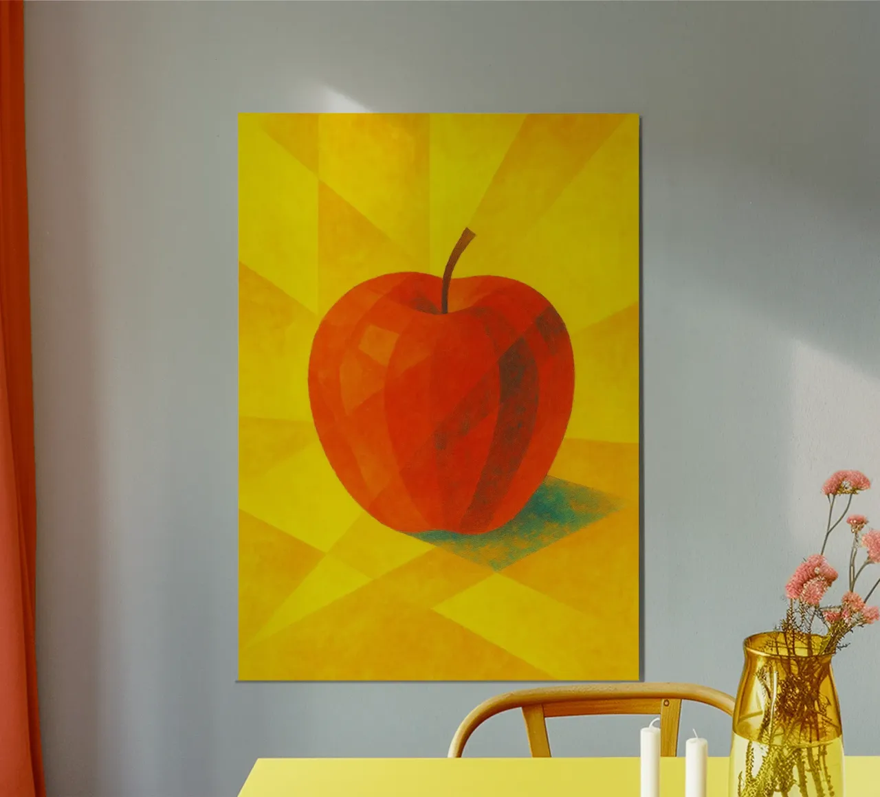 manzana imaginación abstracta a todo color hahnemühle de ameera