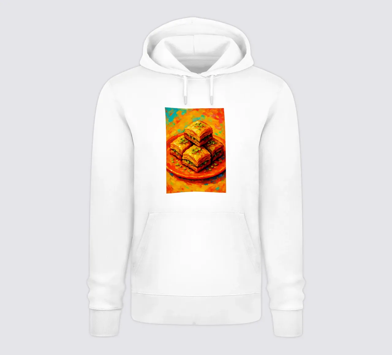 baklava imaginación abstracta a todo color sudadera con capucha de ameera