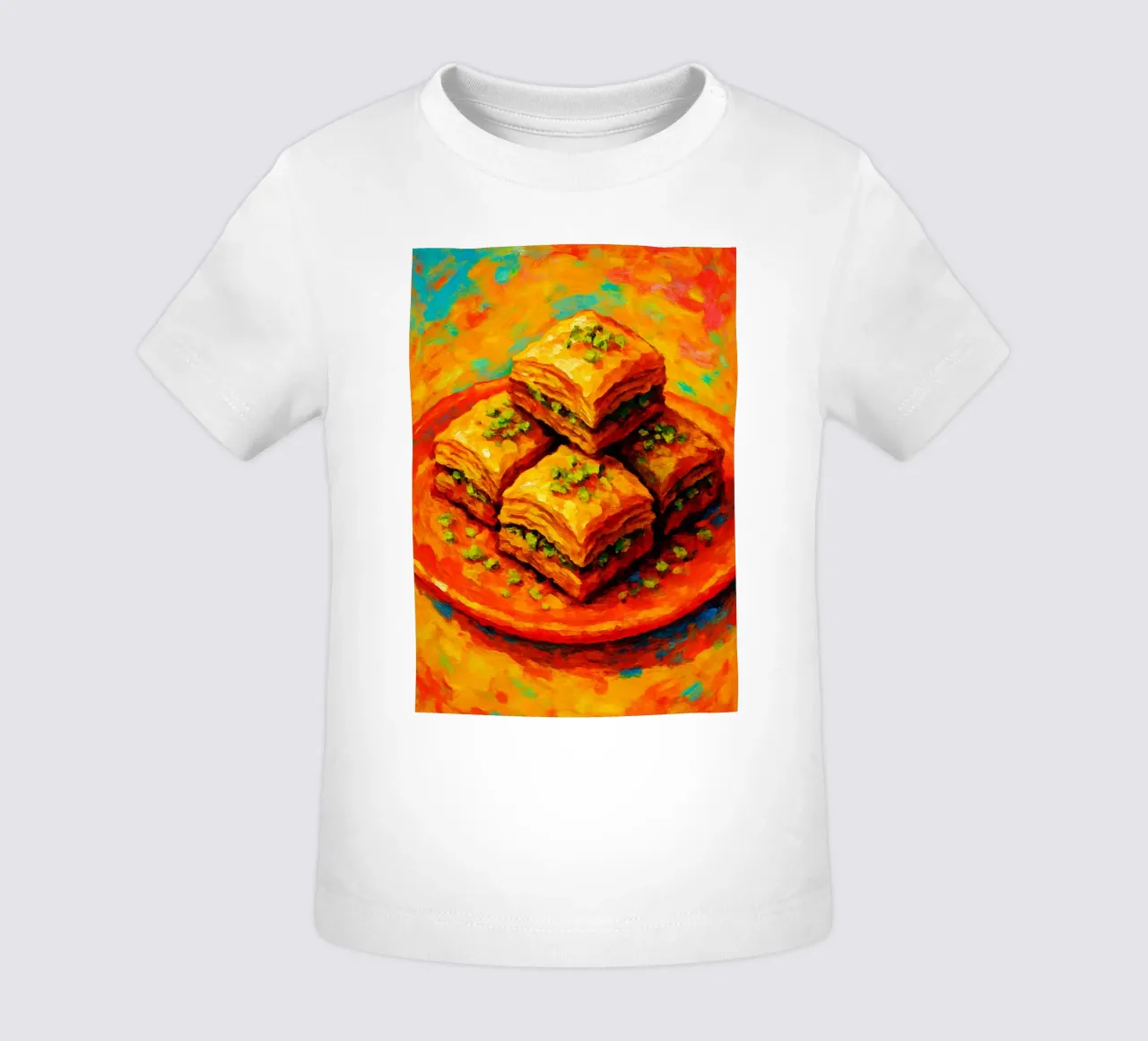 baklava imaginación abstracta a todo color camiseta de bebé de ameera