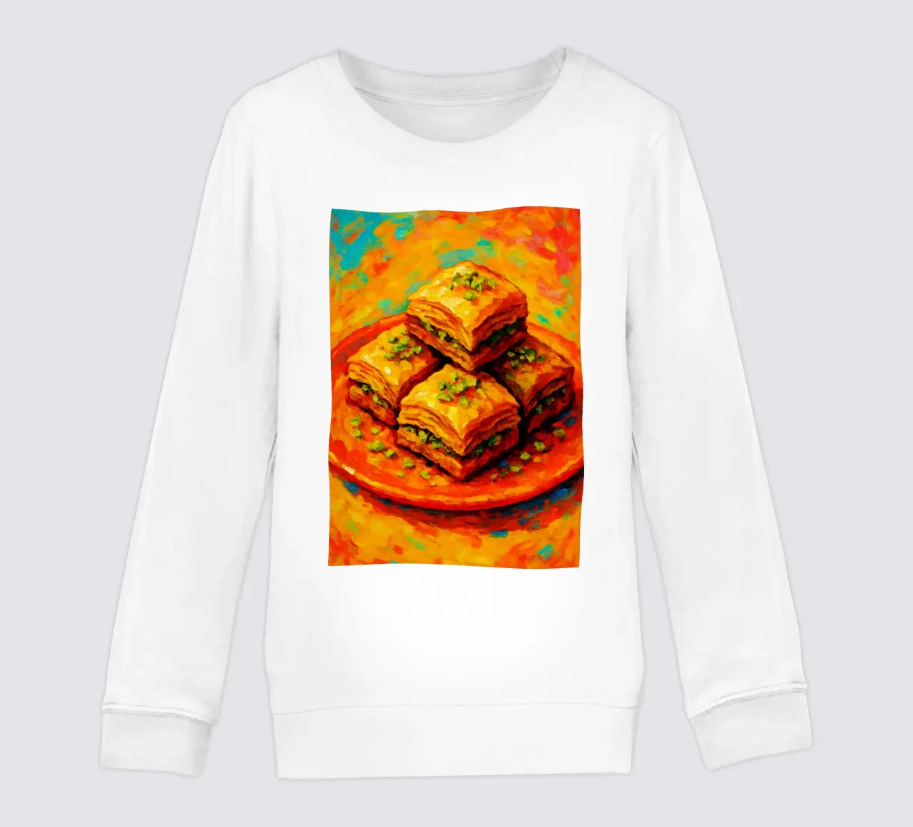 baklava imaginación abstracta a todo color sudadera para niño de ameera