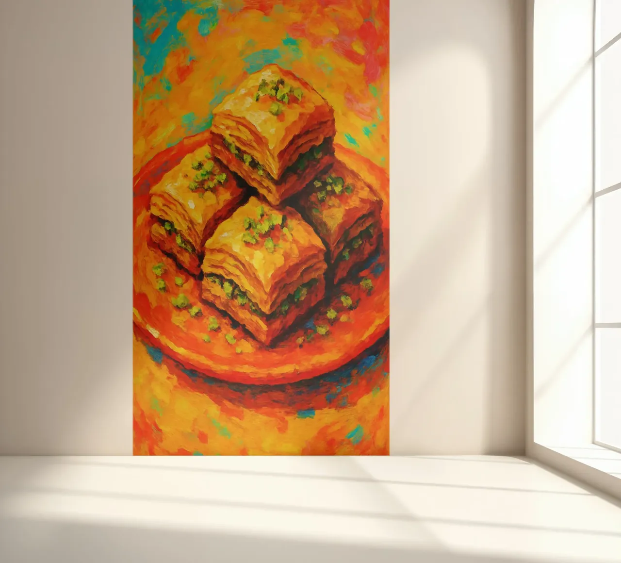 baklava imaginación abstracta a todo color papel para pared de ameera