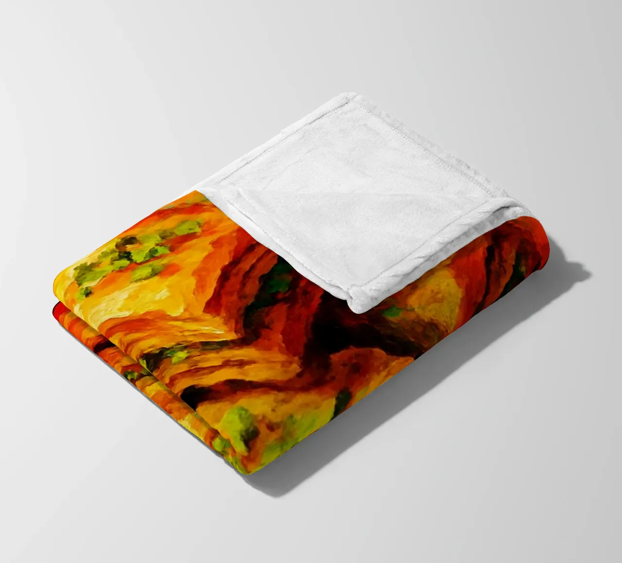 baklava abstract imagination full color fleece blanket by ameera