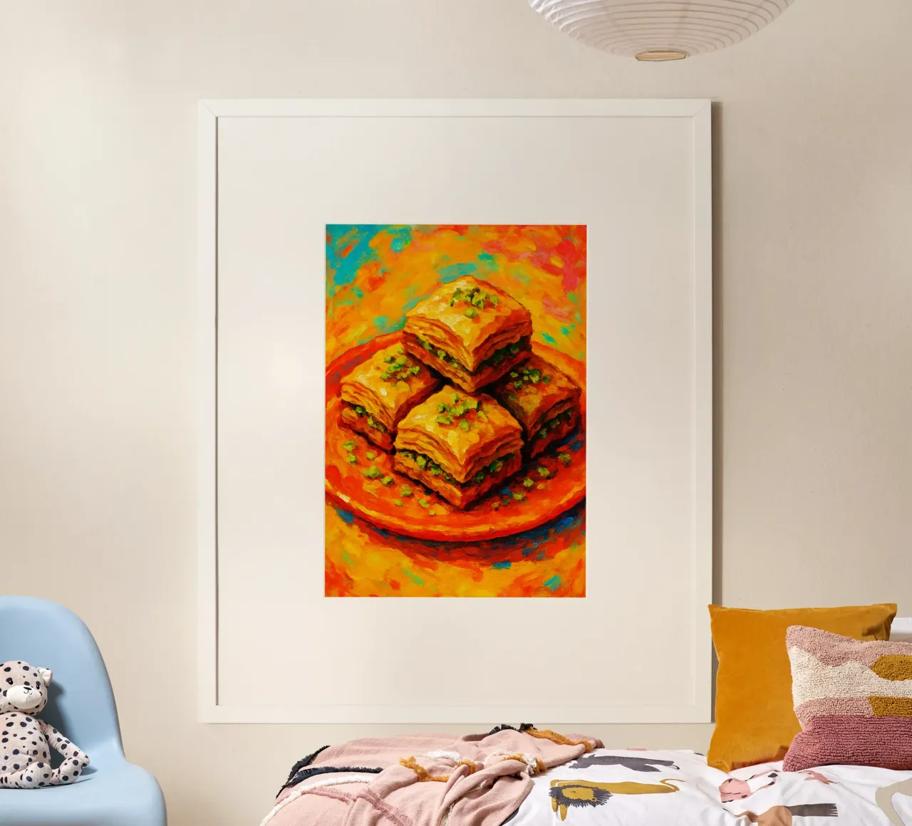 baklava imaginación abstracta a todo color hahnemühle de ameera