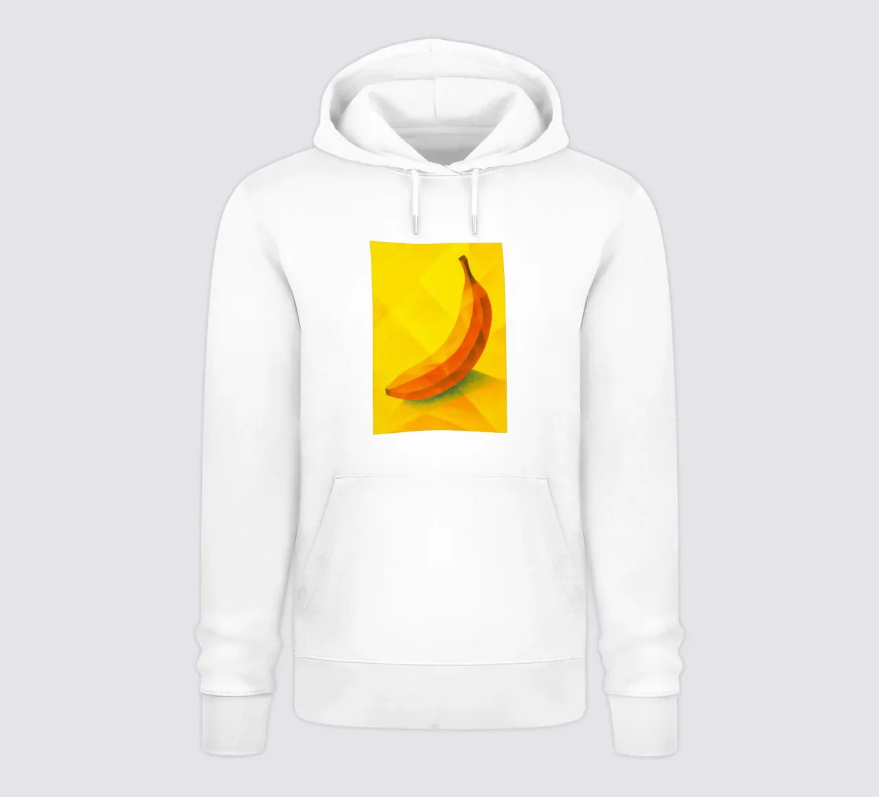banaan abstracte verbeelding full color hoodie van ameera