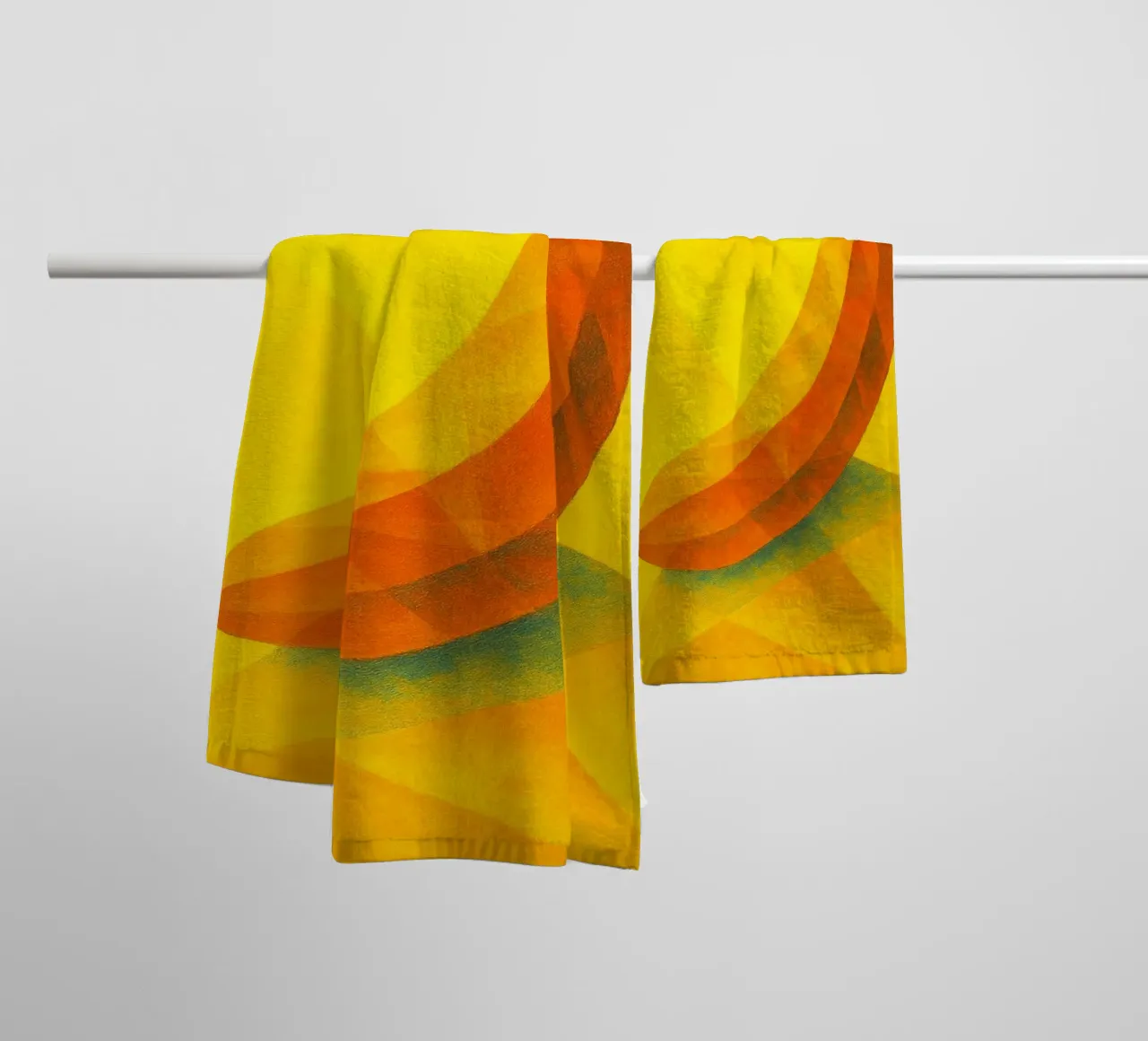 banana fantasia astratta a colori asciugamano da bagno da ameera
