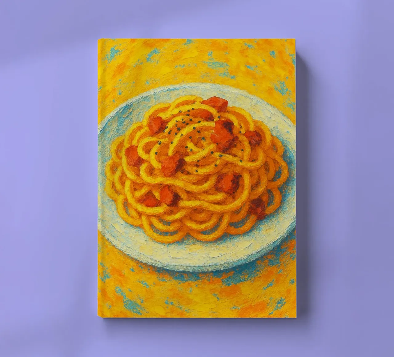 carbonara abstract imagination full color notebook by ameera