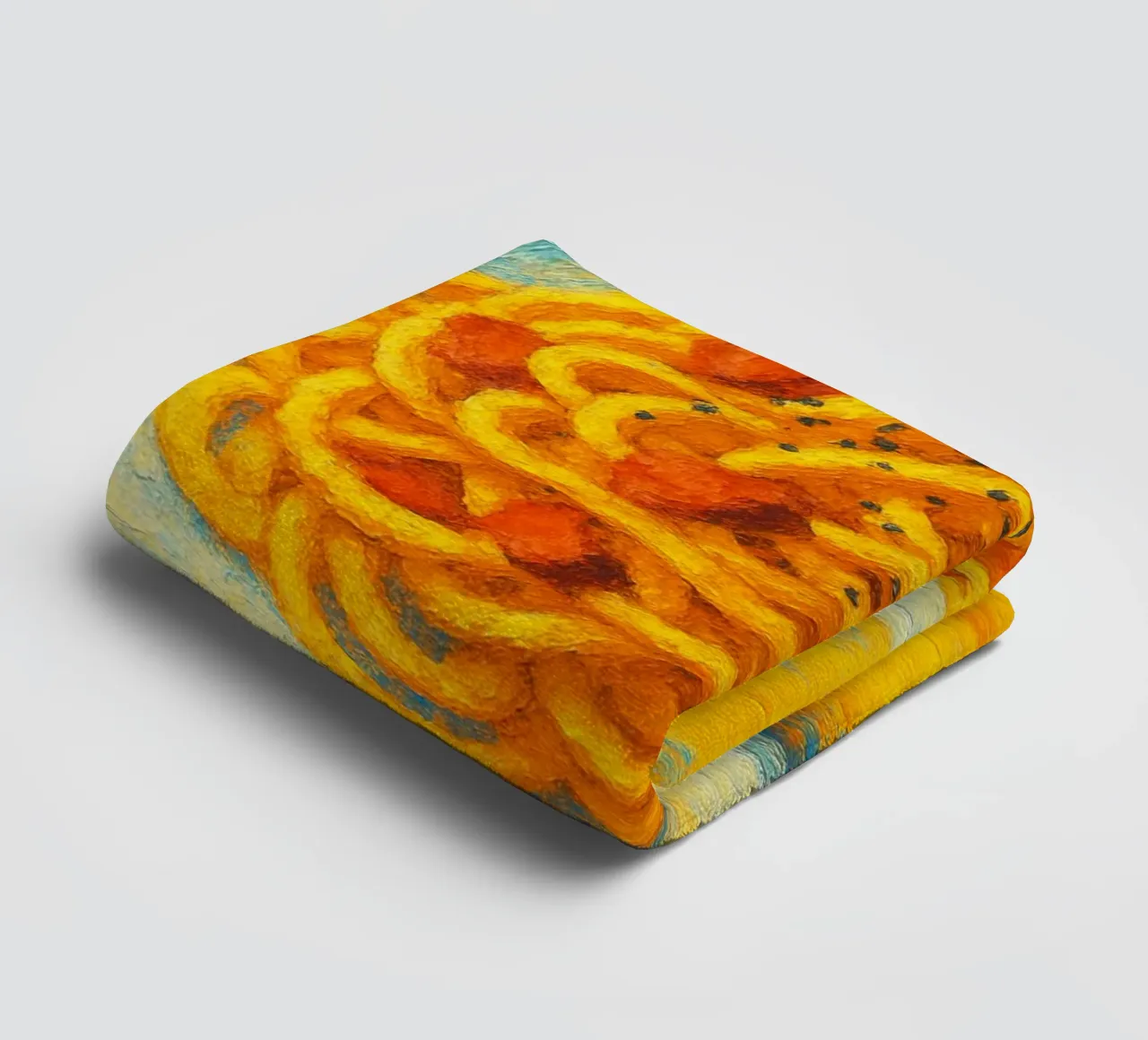 carbonara imaginación abstracta a todo color toalla de baño de ameera